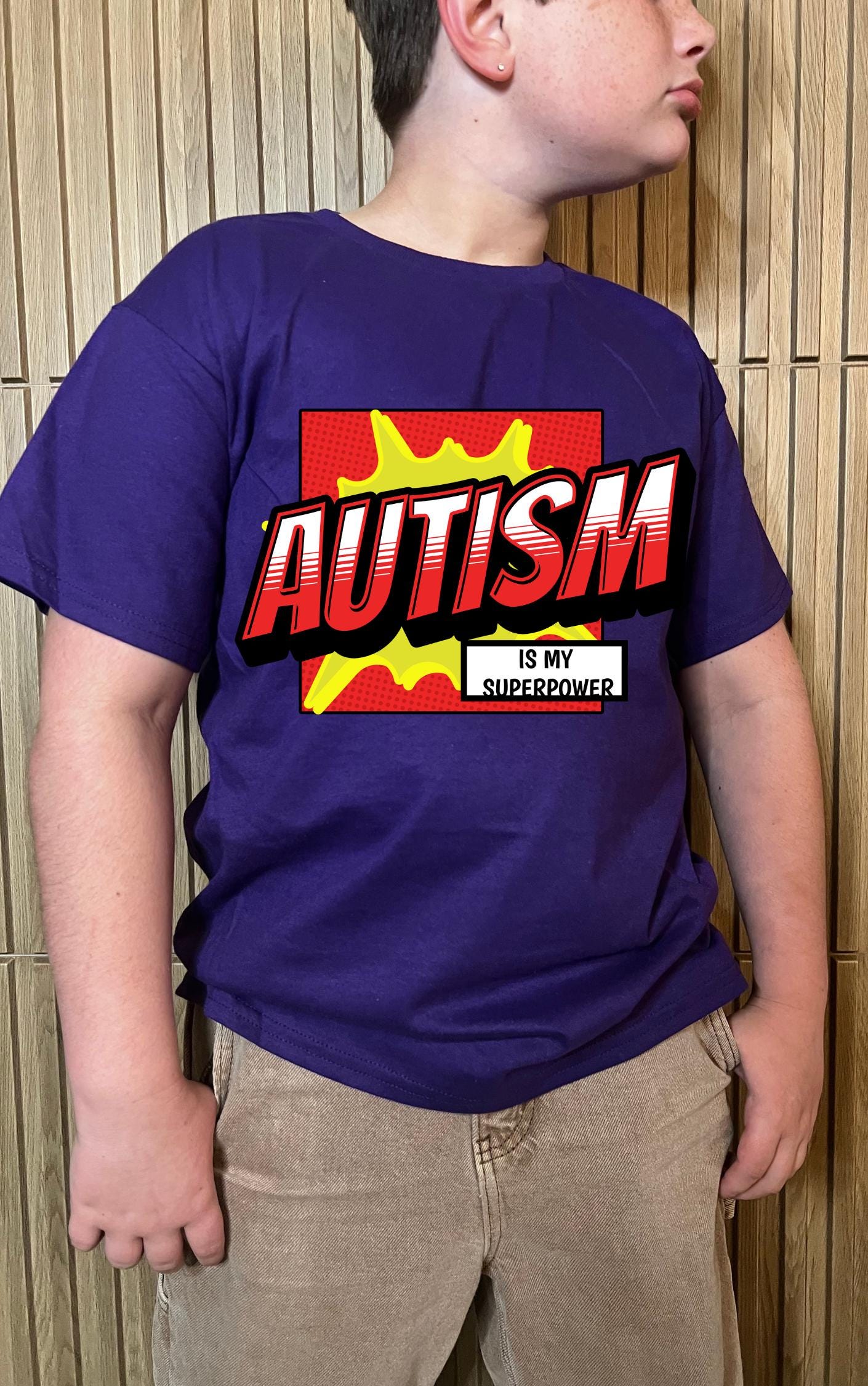 Autism is My Superpower Youth Tee - Available in multiple colors!