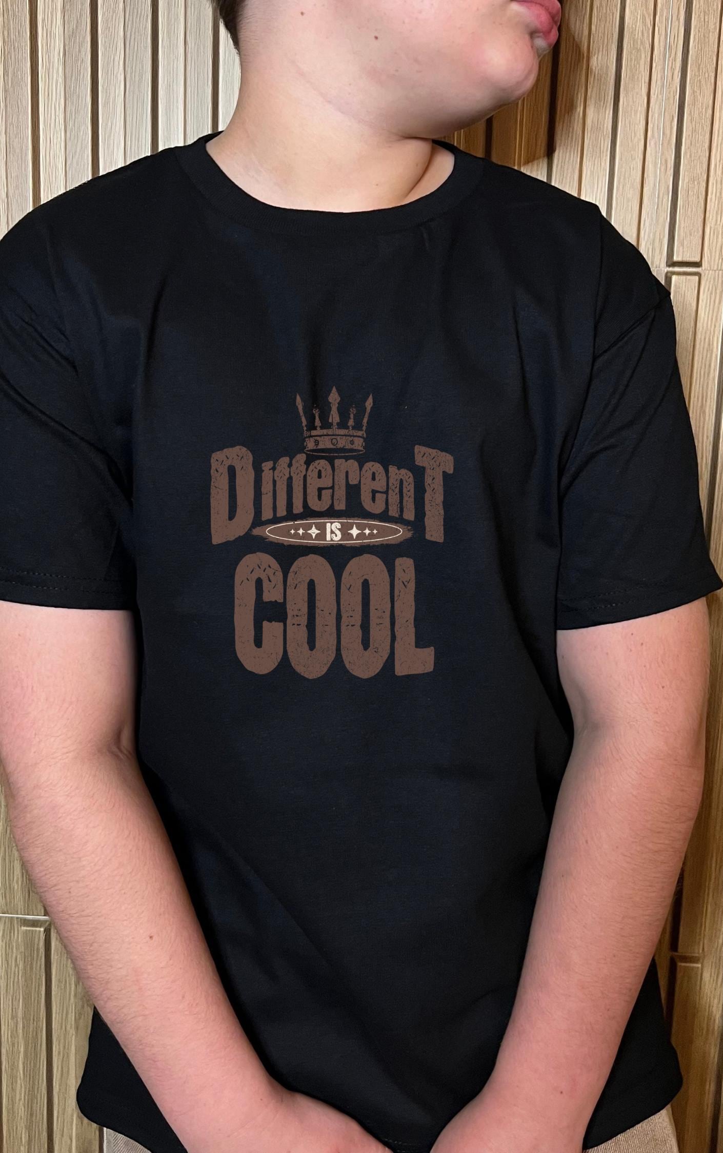 Different is Cool Youth Tee - Available in multiple colors!