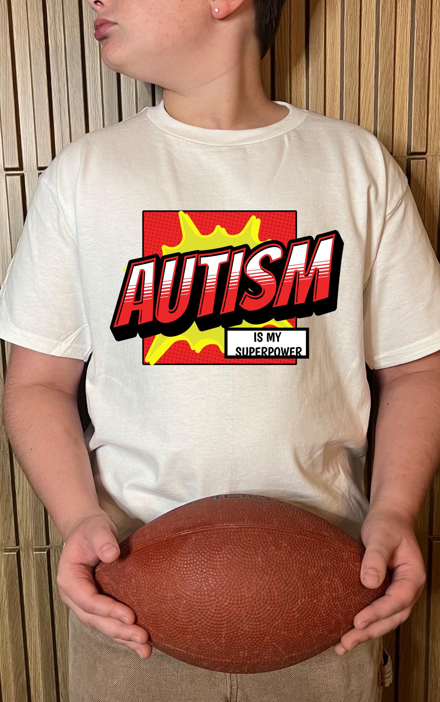 Autism is My Superpower Youth Tee - Available in multiple colors!