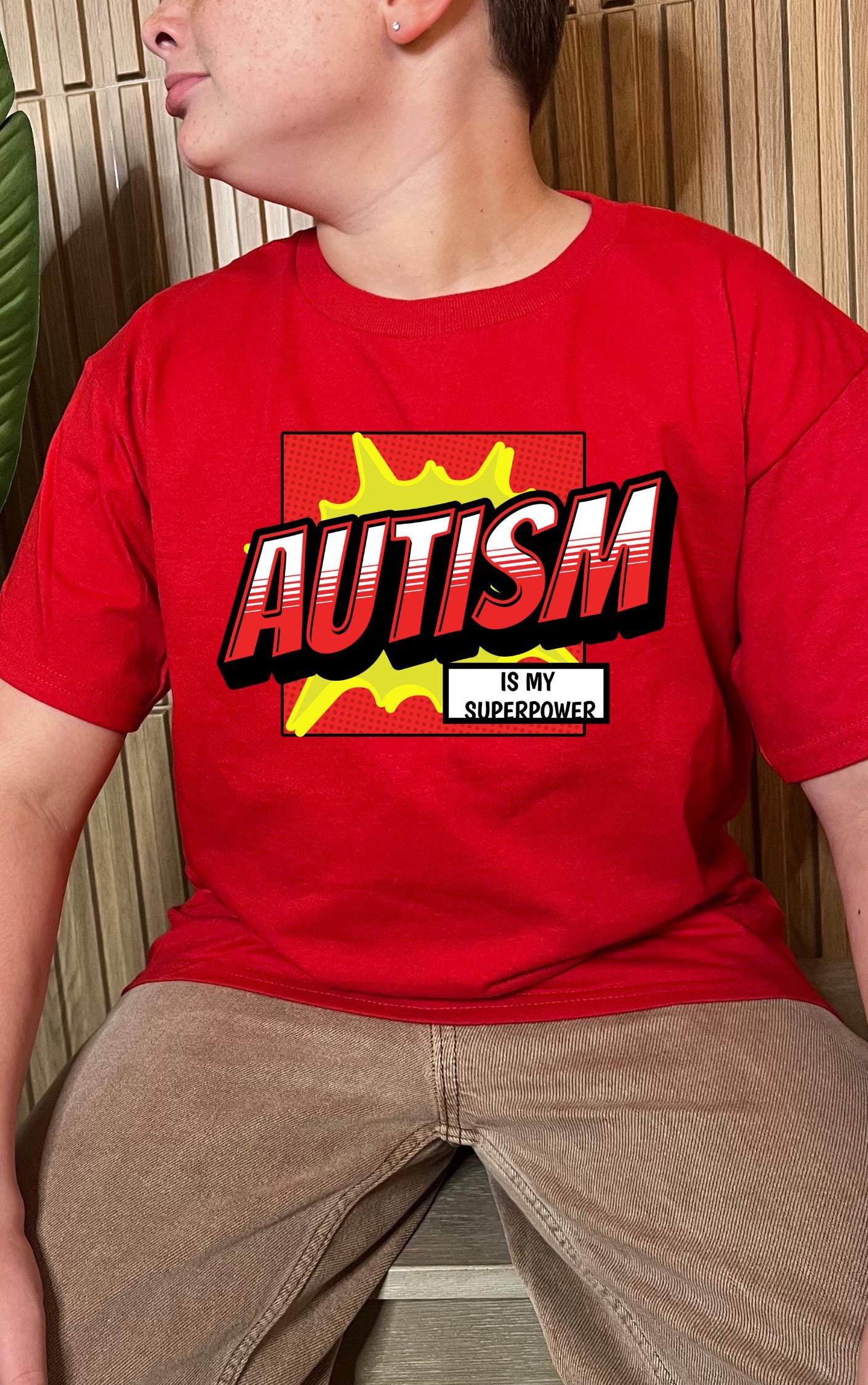 Autism is My Superpower Youth Tee - Available in multiple colors!