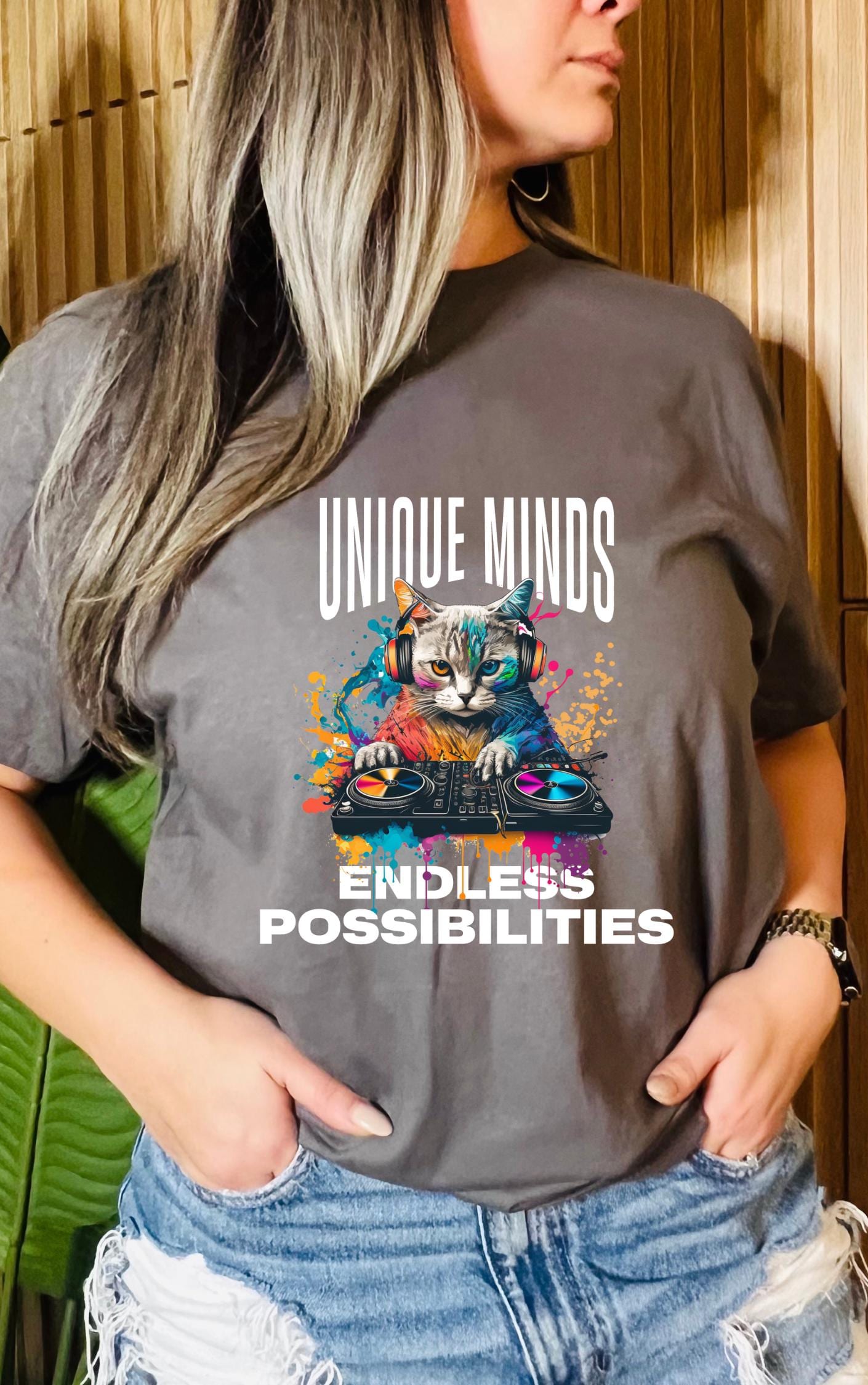 Unique Minds, Endless Possibilities Tee - Available in multiple colors!