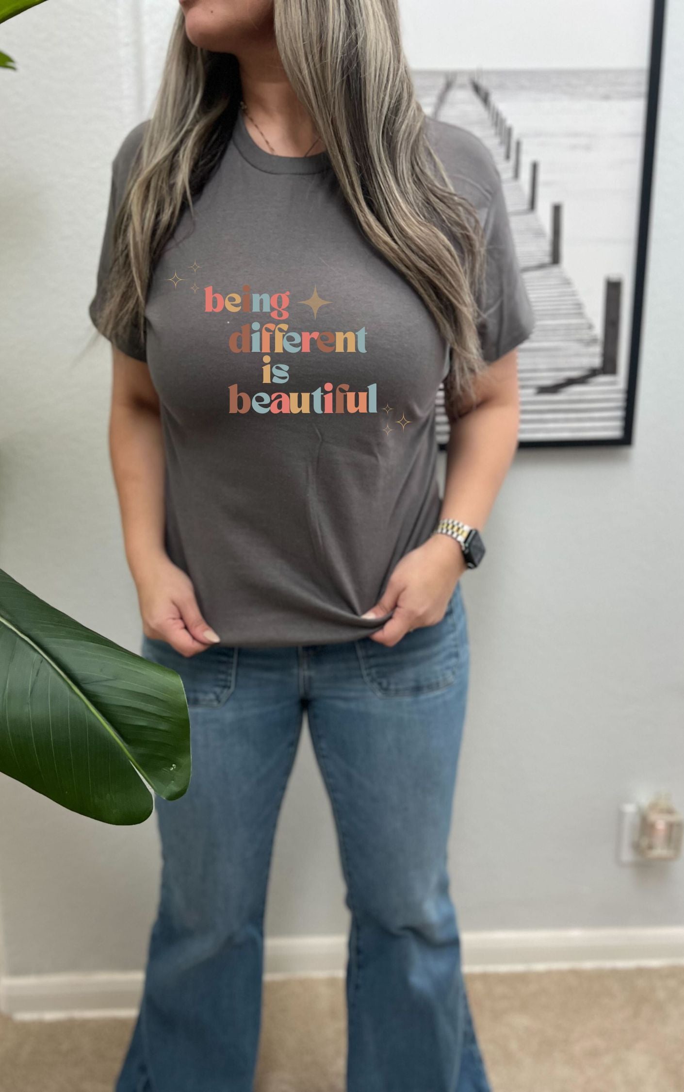 Being Different is Beautiful Tee - Available in multiple colors