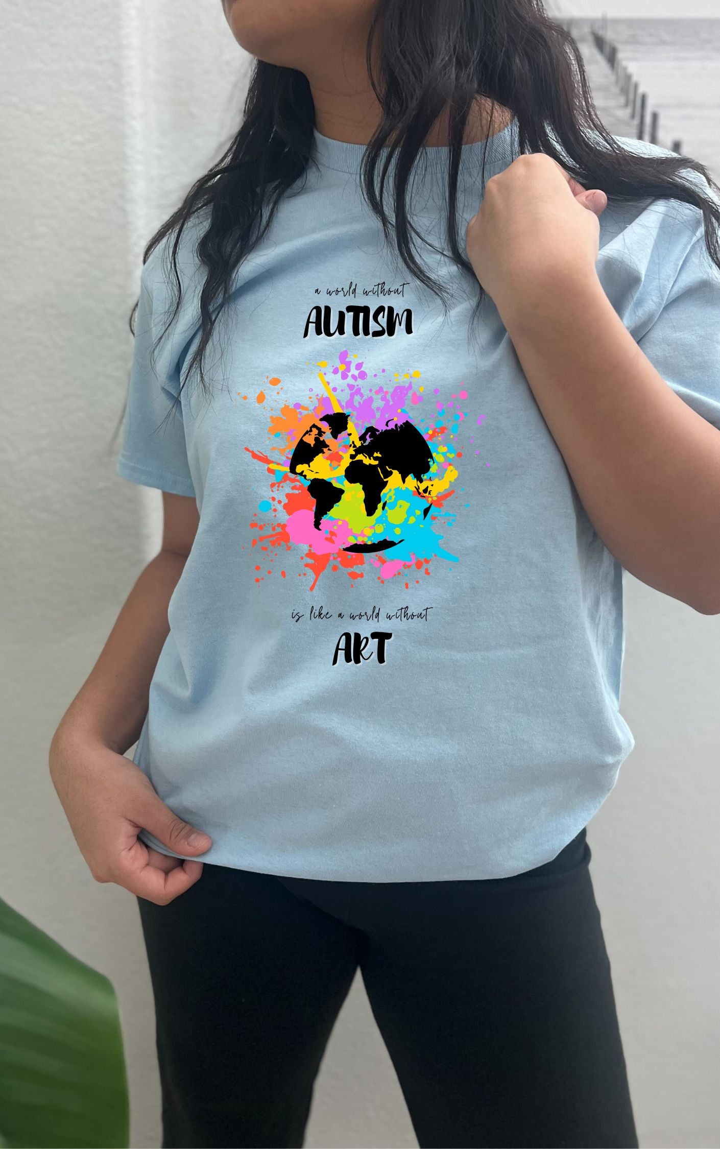 Autism Art Inspired Graphic Tee - Available in multiple colors!
