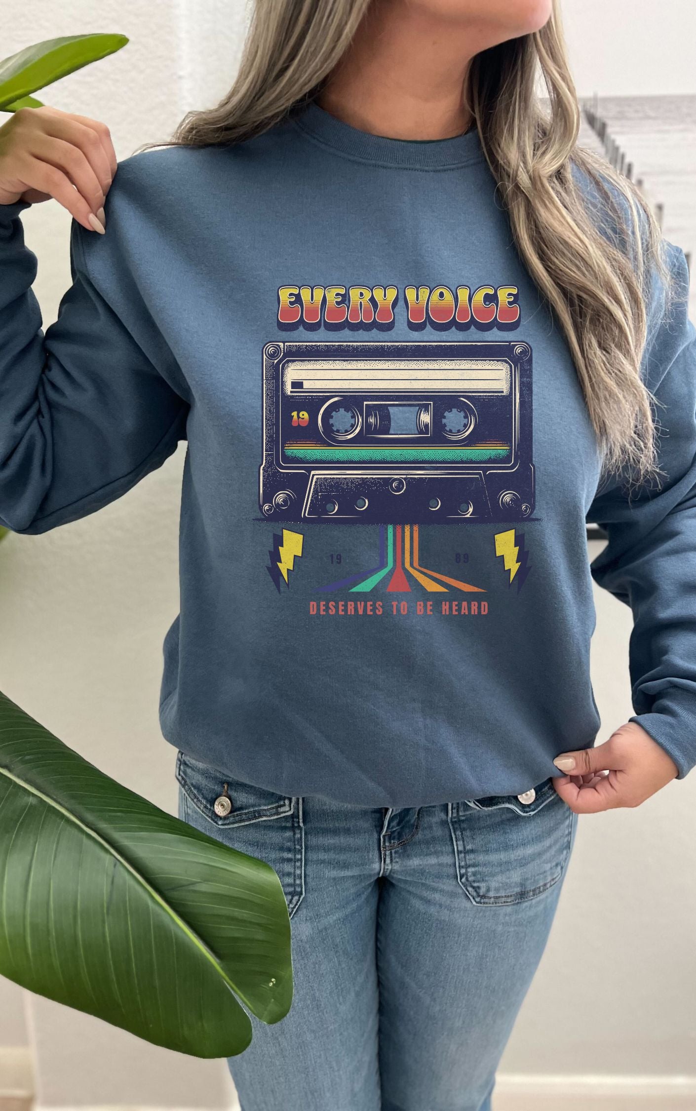 Retro Inspirational Sweater - Available in multiple colors!!