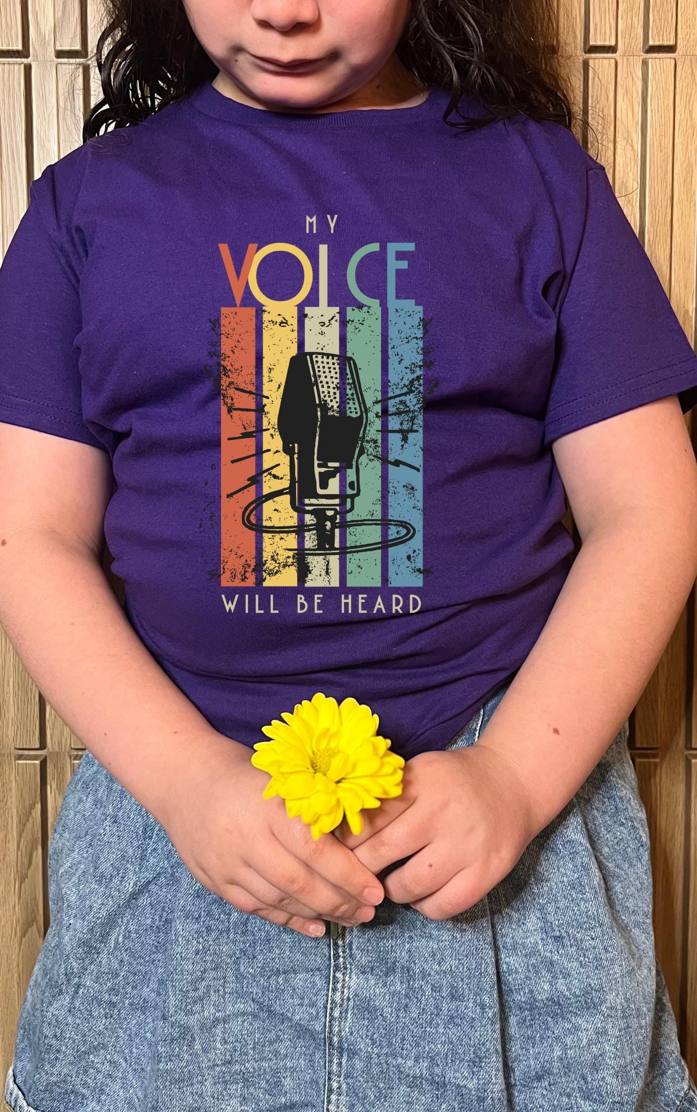 My Voice Will be Heard Youth Tee - Available in multiple colors!