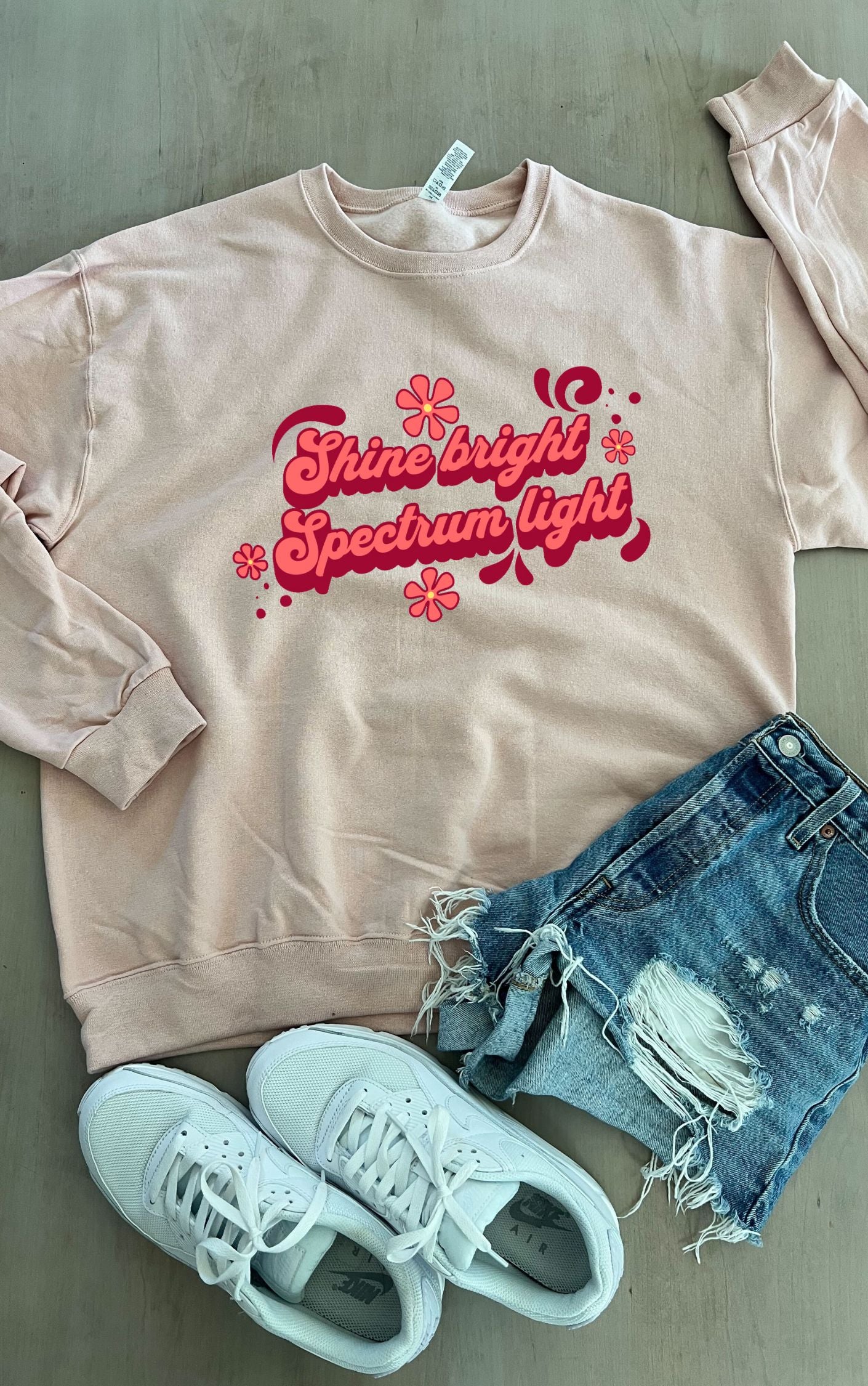 Spectrum Shine Bright Graphic Sweater - Available in multiple colors!!