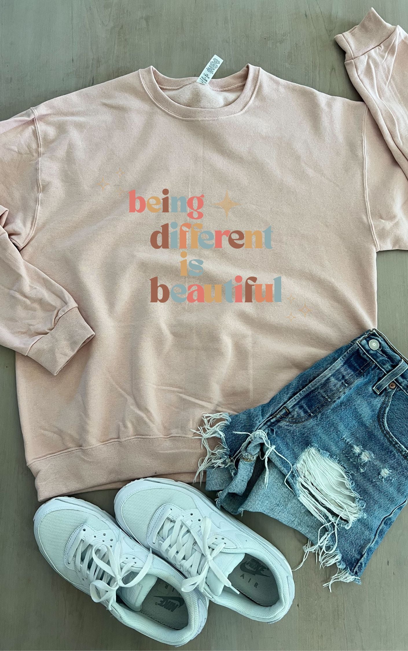 Empowering Be Yourself Sweater - Available in multiple colors