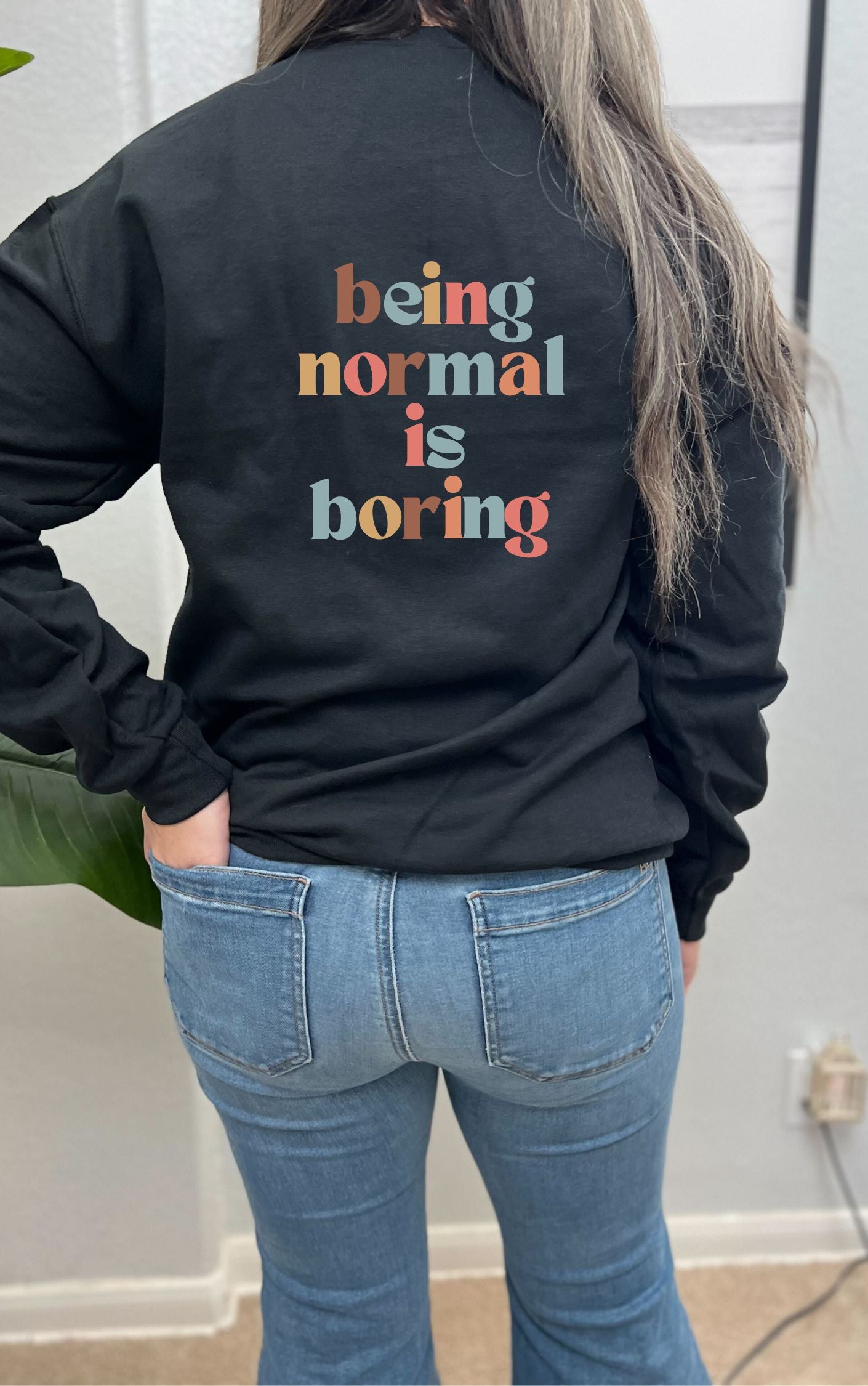 Empowering Be Yourself Sweater - Available in multiple colors