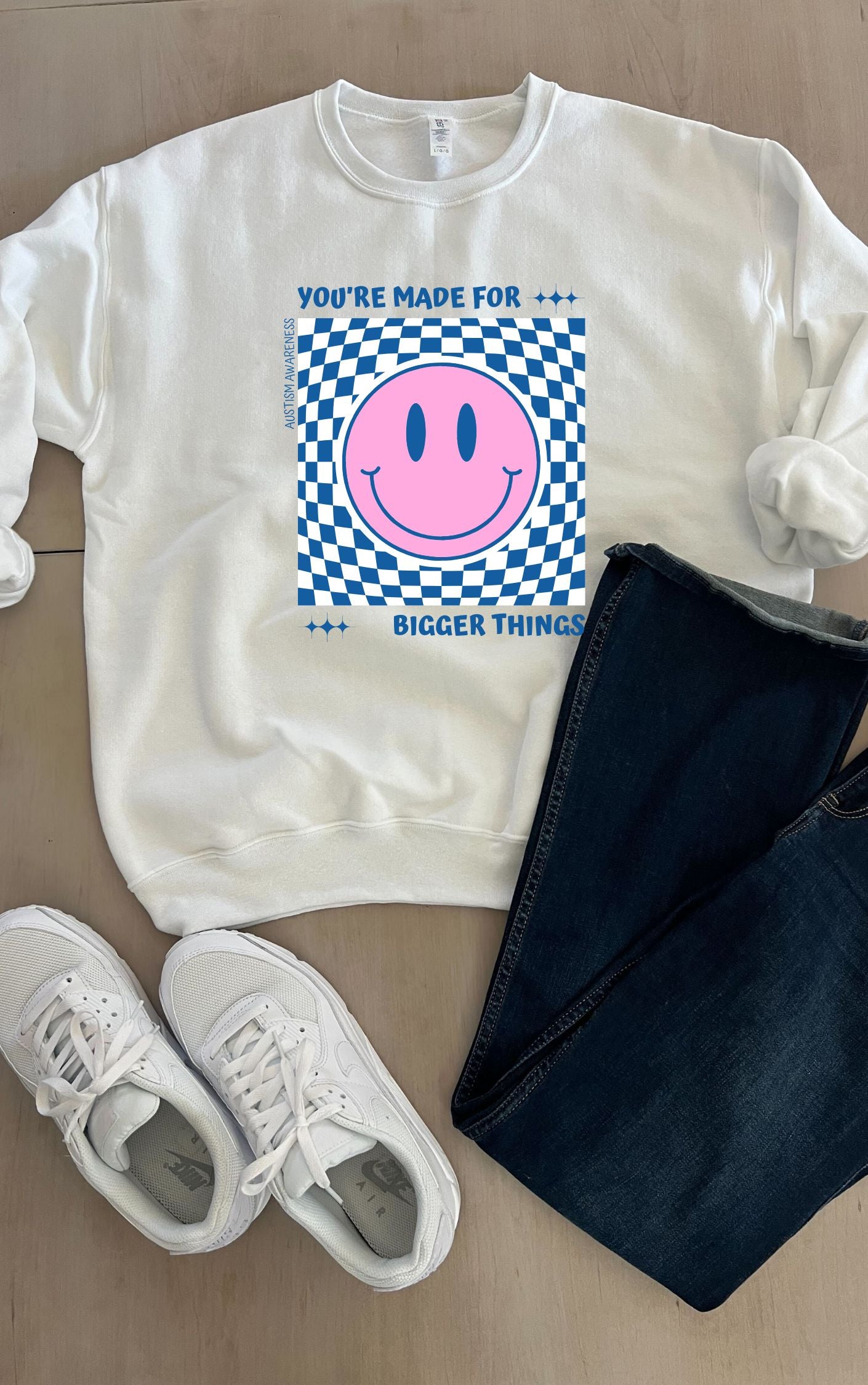 Autism empowerment sweater -- Available in multiple colors!