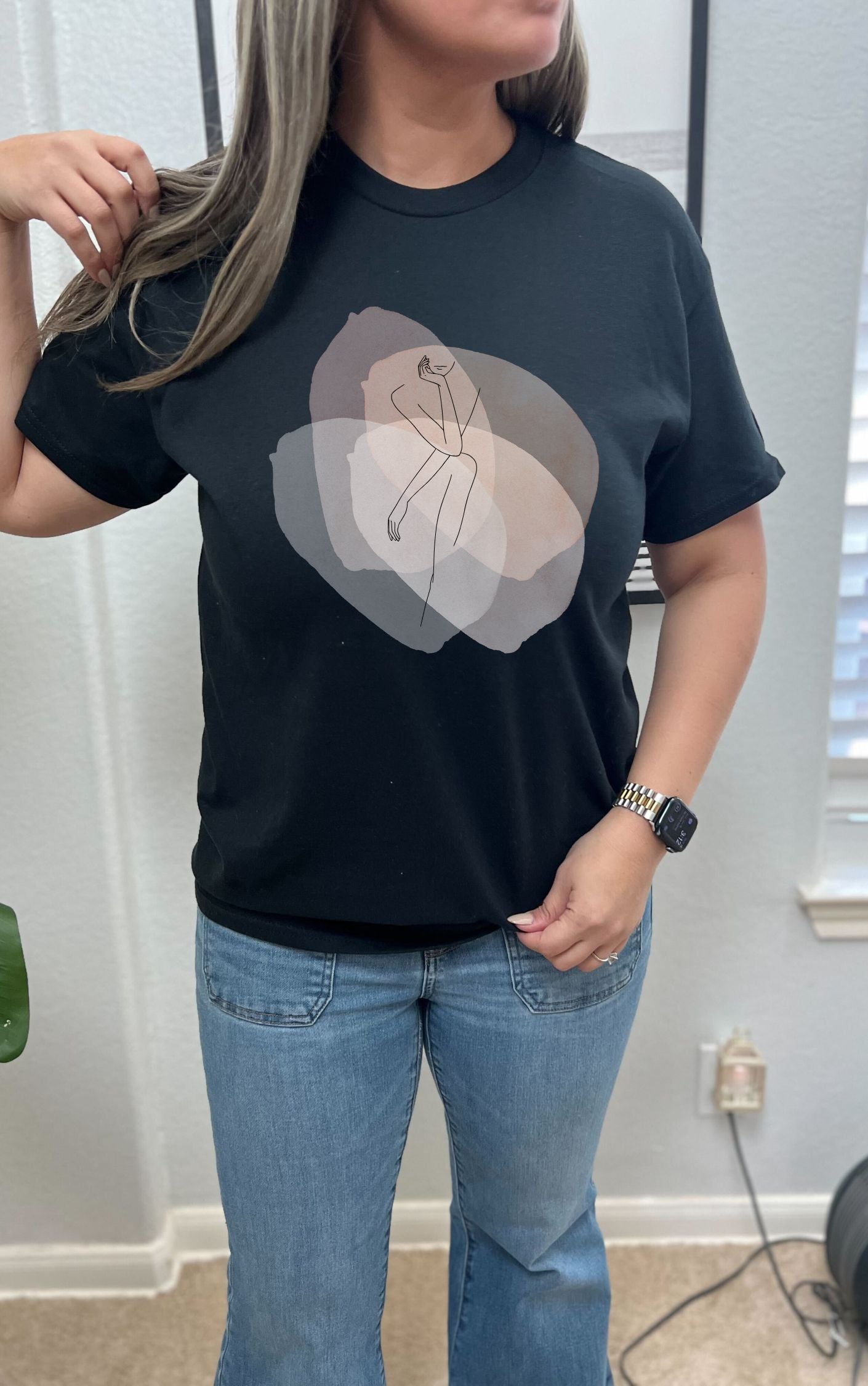 Modern Women's Silhouette Tee - Available in multiple colors!