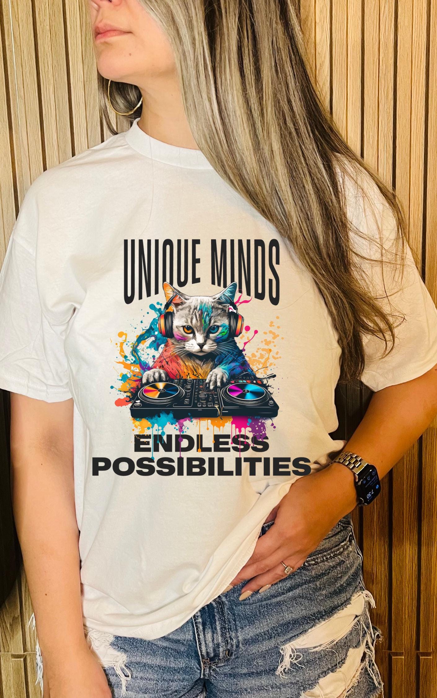 Unique Minds, Endless Possibilities Tee - Available in multiple colors!