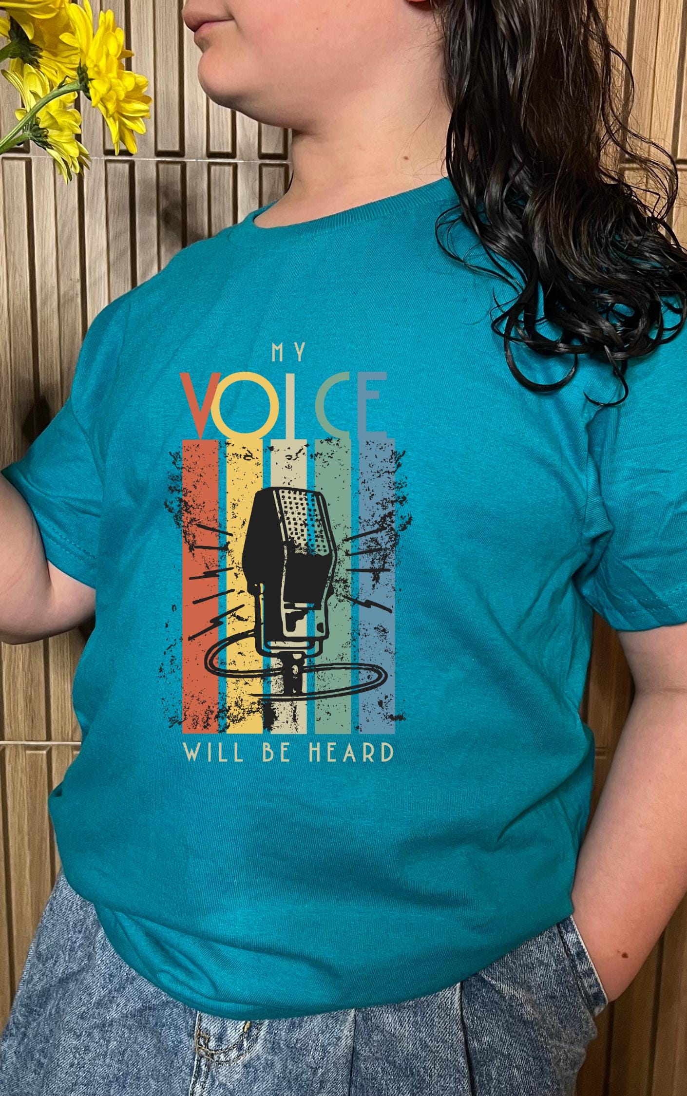 My Voice Will be Heard Youth Tee - Available in multiple colors!