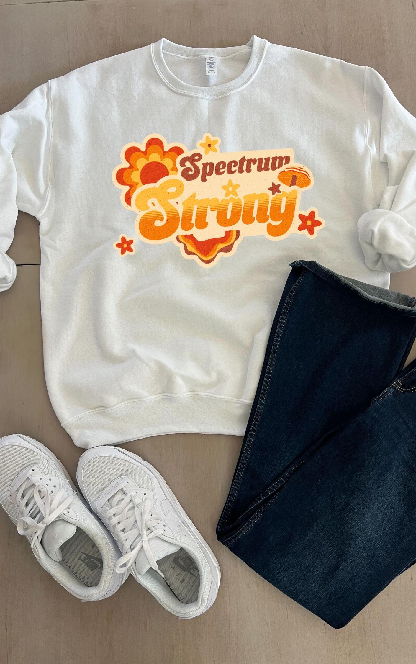 Spectrum Strong Pride Sweatshirt - Available in multiple colors!