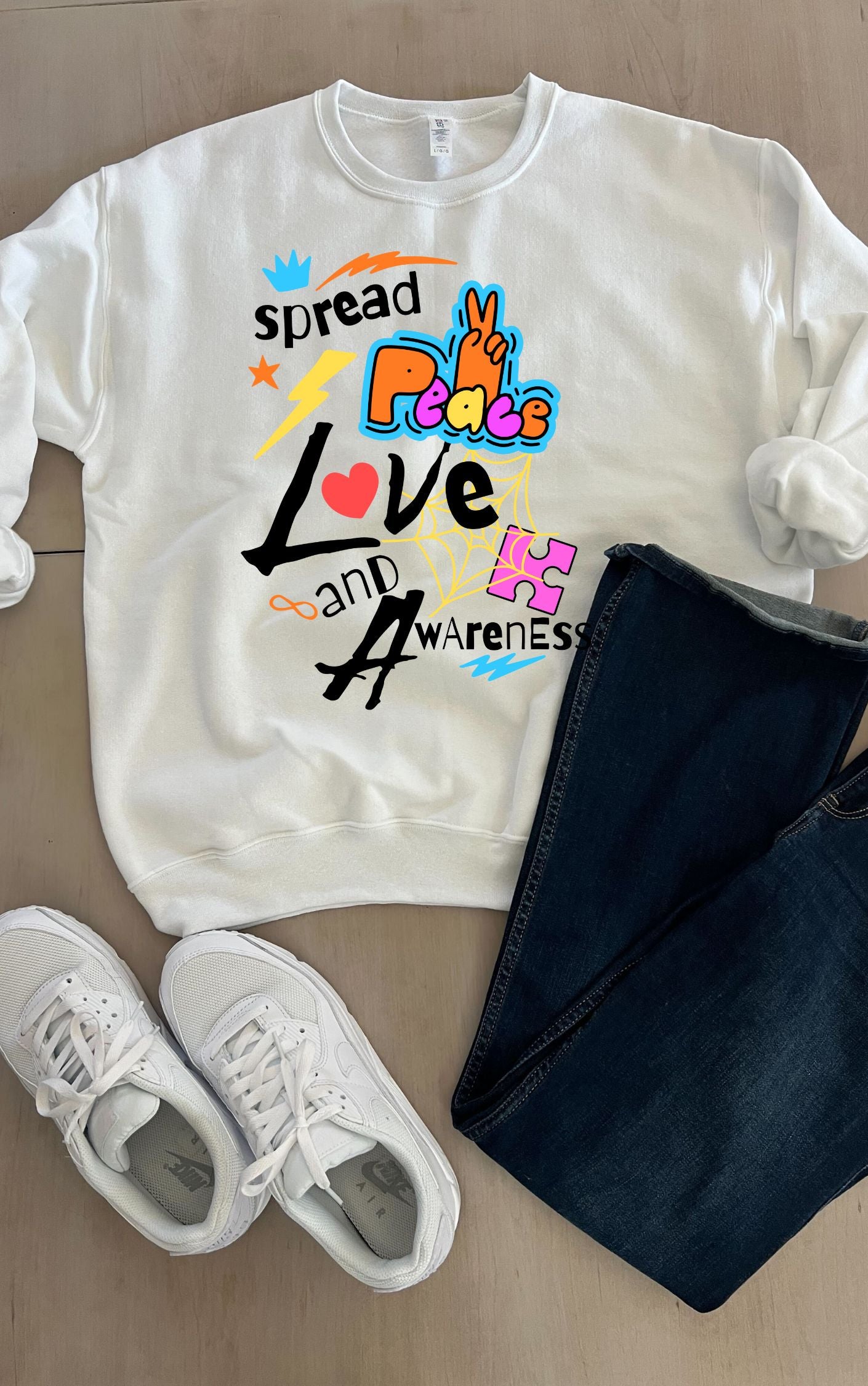 Spread Love Sweater - Available in multiple colors!!