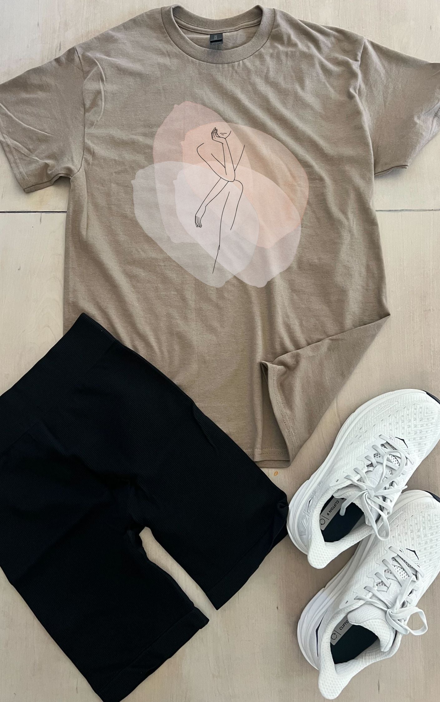 Modern Women's Silhouette Tee - Available in multiple colors!