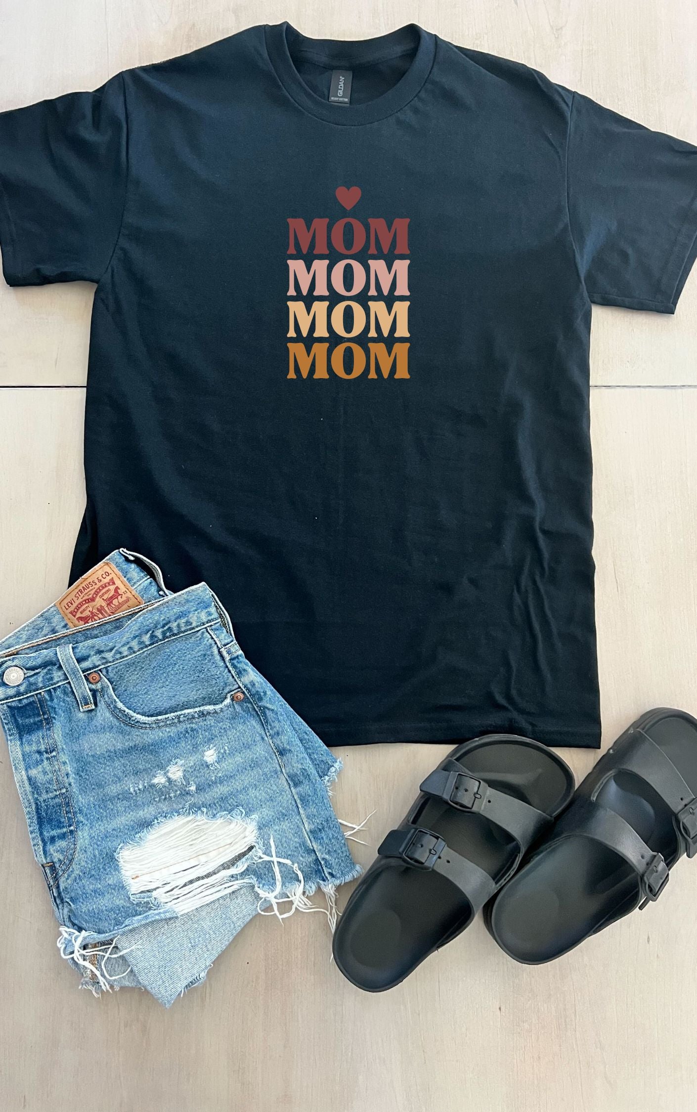 Trendy Mom Life Tee - Available in multiple colors!