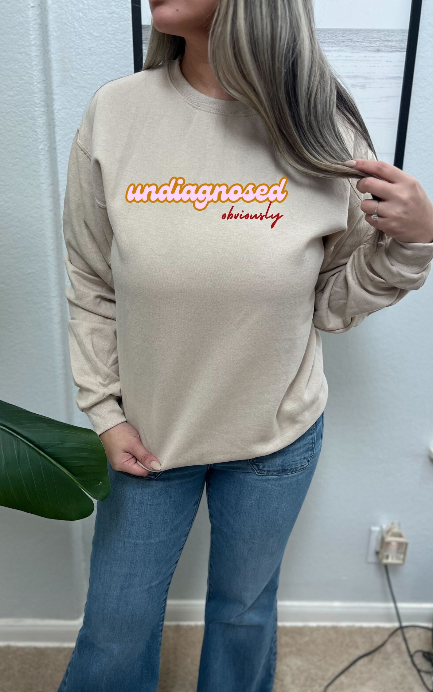 Funny Mental Health Sweater -- Available in multiple colors!