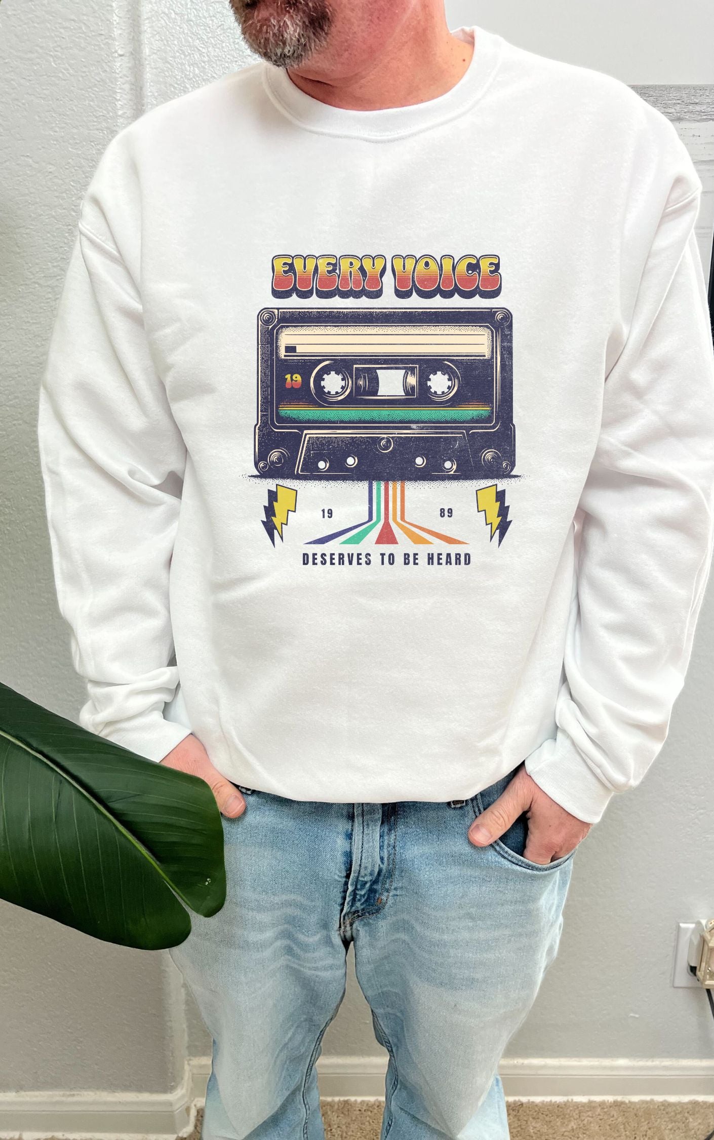 Retro Inspirational Sweater - Available in multiple colors!!