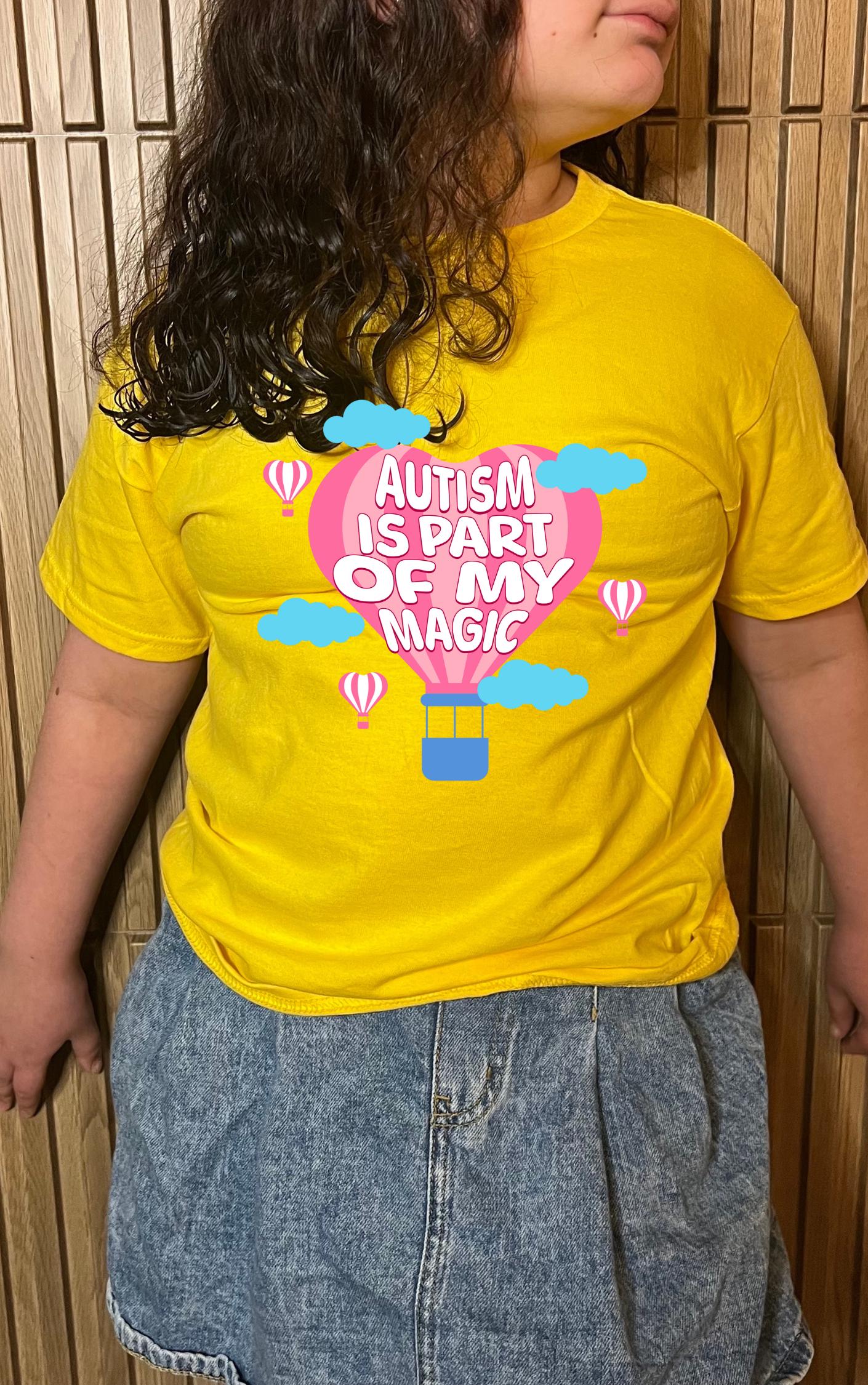 Autism is Part of my Magic Youth Tee - Available in multiple colors!