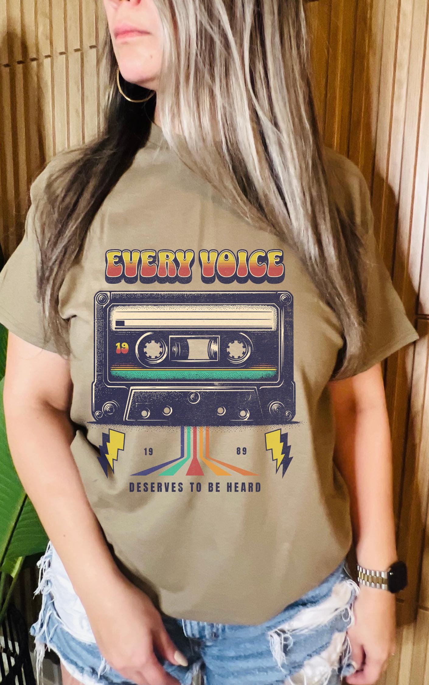 Every Voice Deserves to be Heard Tee - Available in multiple colors!