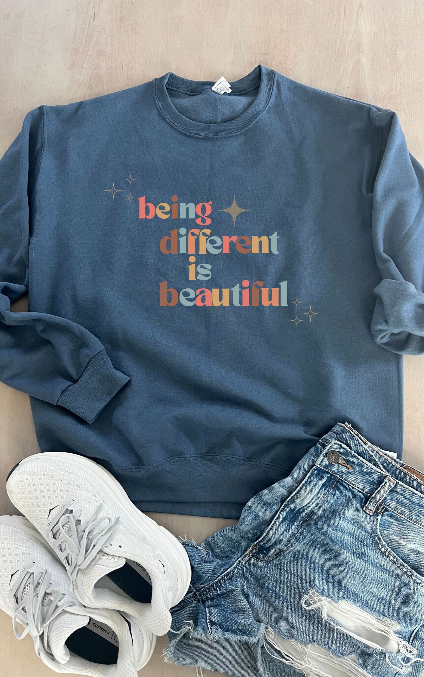 Empowering Be Yourself Sweater - Available in multiple colors
