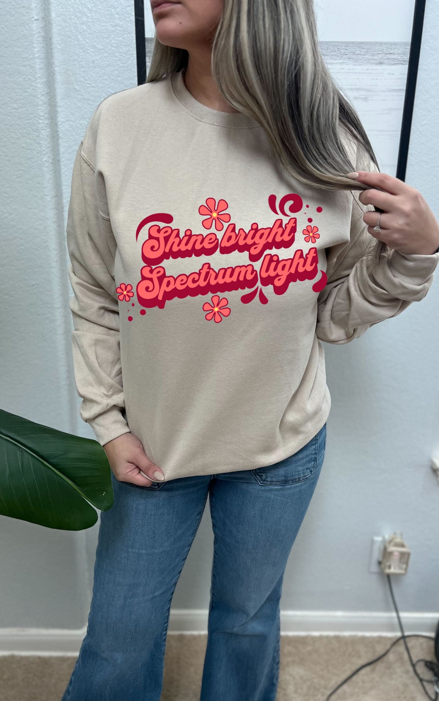 Spectrum Shine Bright Graphic Sweater - Available in multiple colors!!