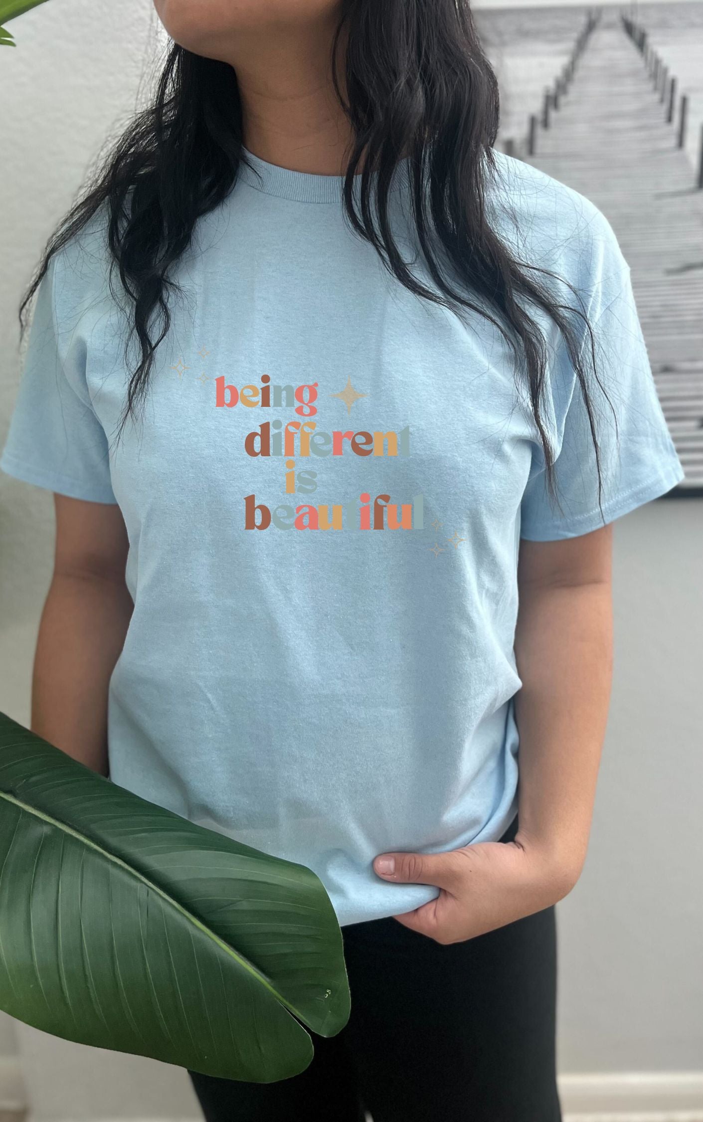 Being Different is Beautiful Tee - Available in multiple colors