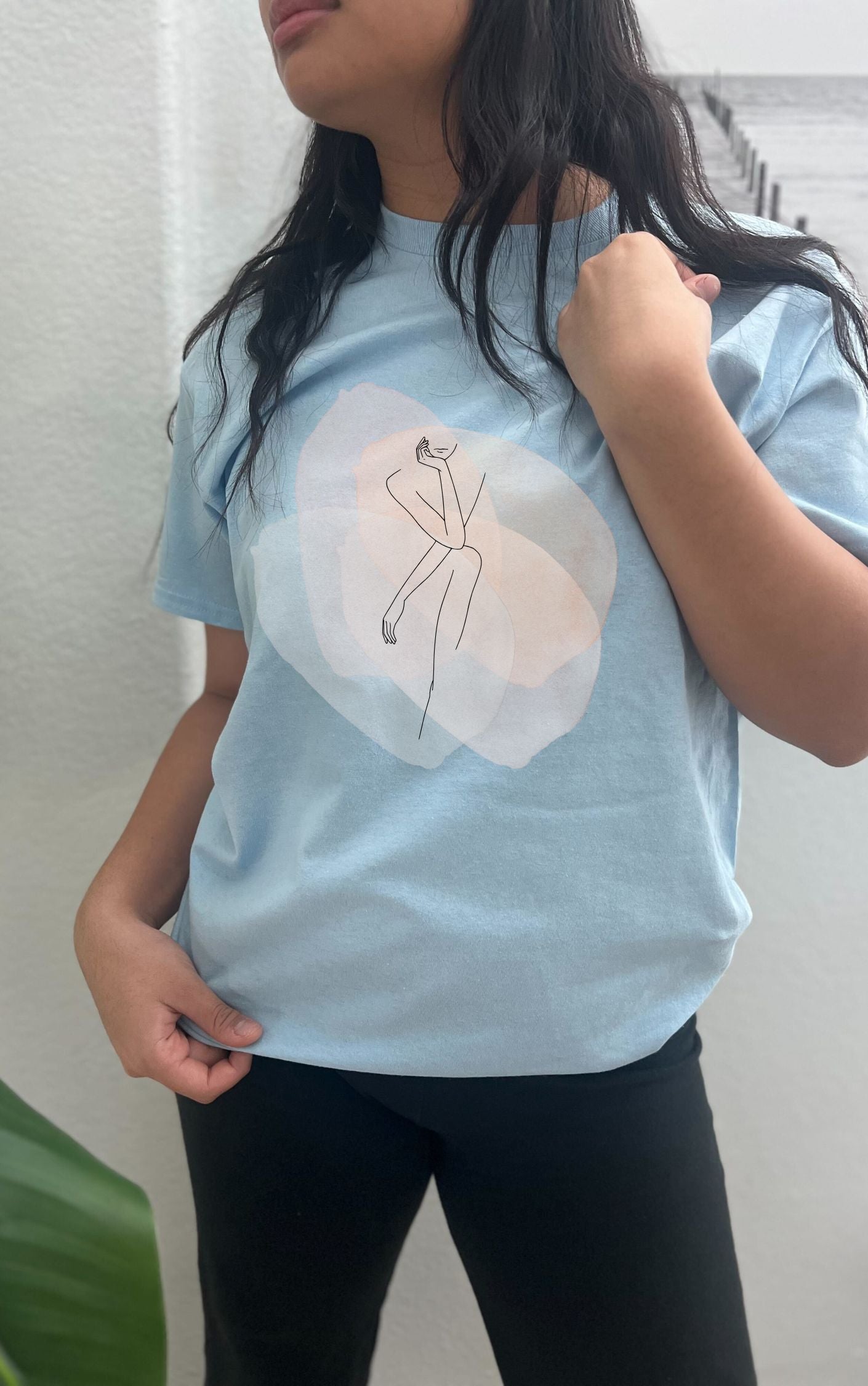 Modern Women's Silhouette Tee - Available in multiple colors!