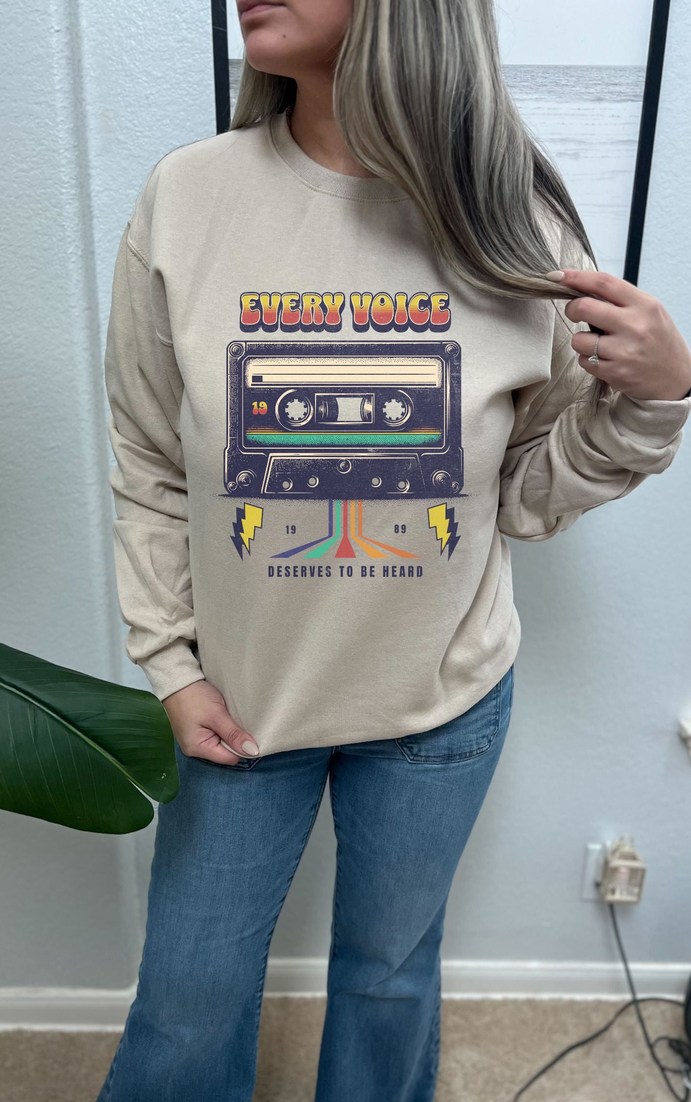 Retro Inspirational Sweater - Available in multiple colors!!