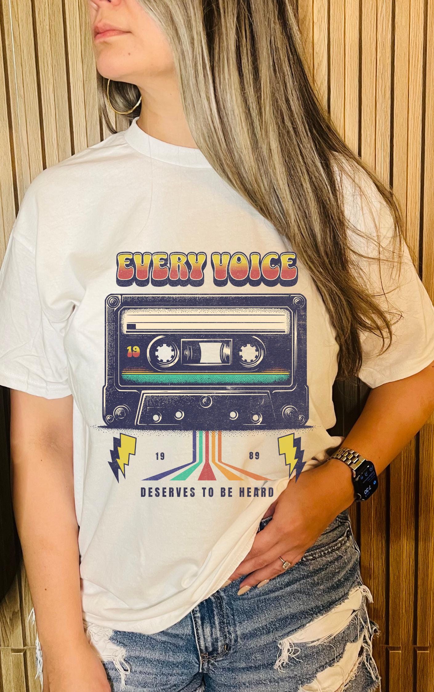Every Voice Deserves to be Heard Tee - Available in multiple colors!