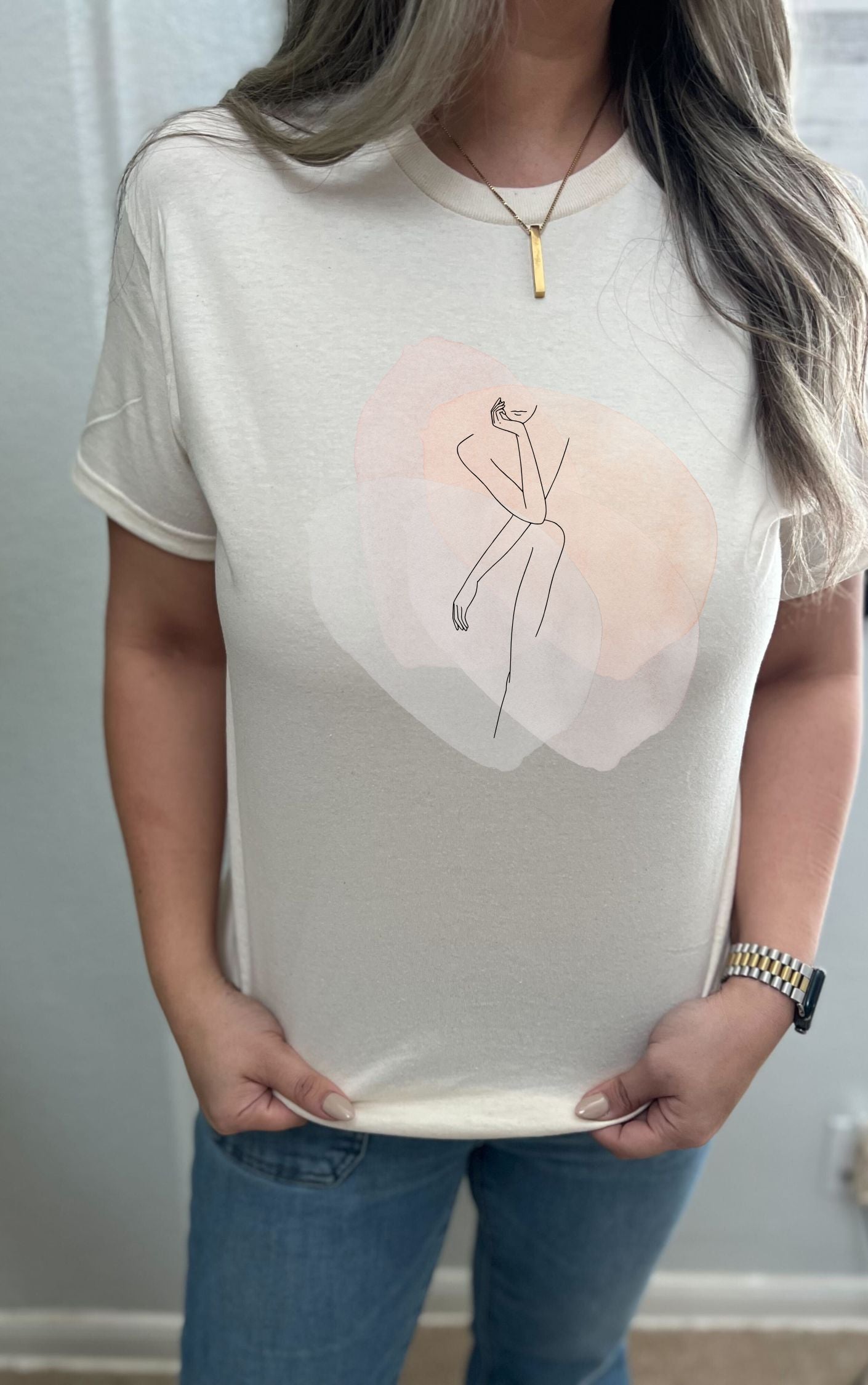 Modern Women's Silhouette Tee - Available in multiple colors!