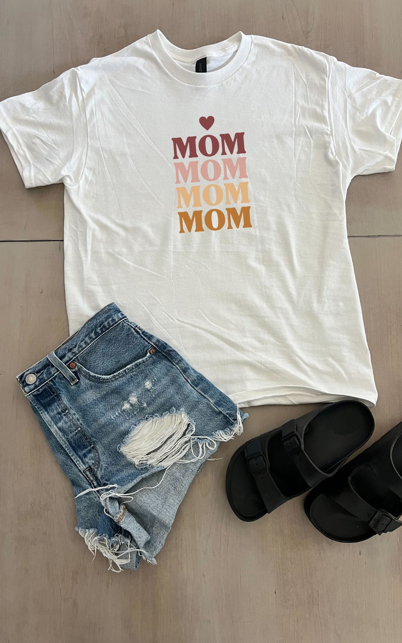 Trendy Mom Life Tee - Available in multiple colors!