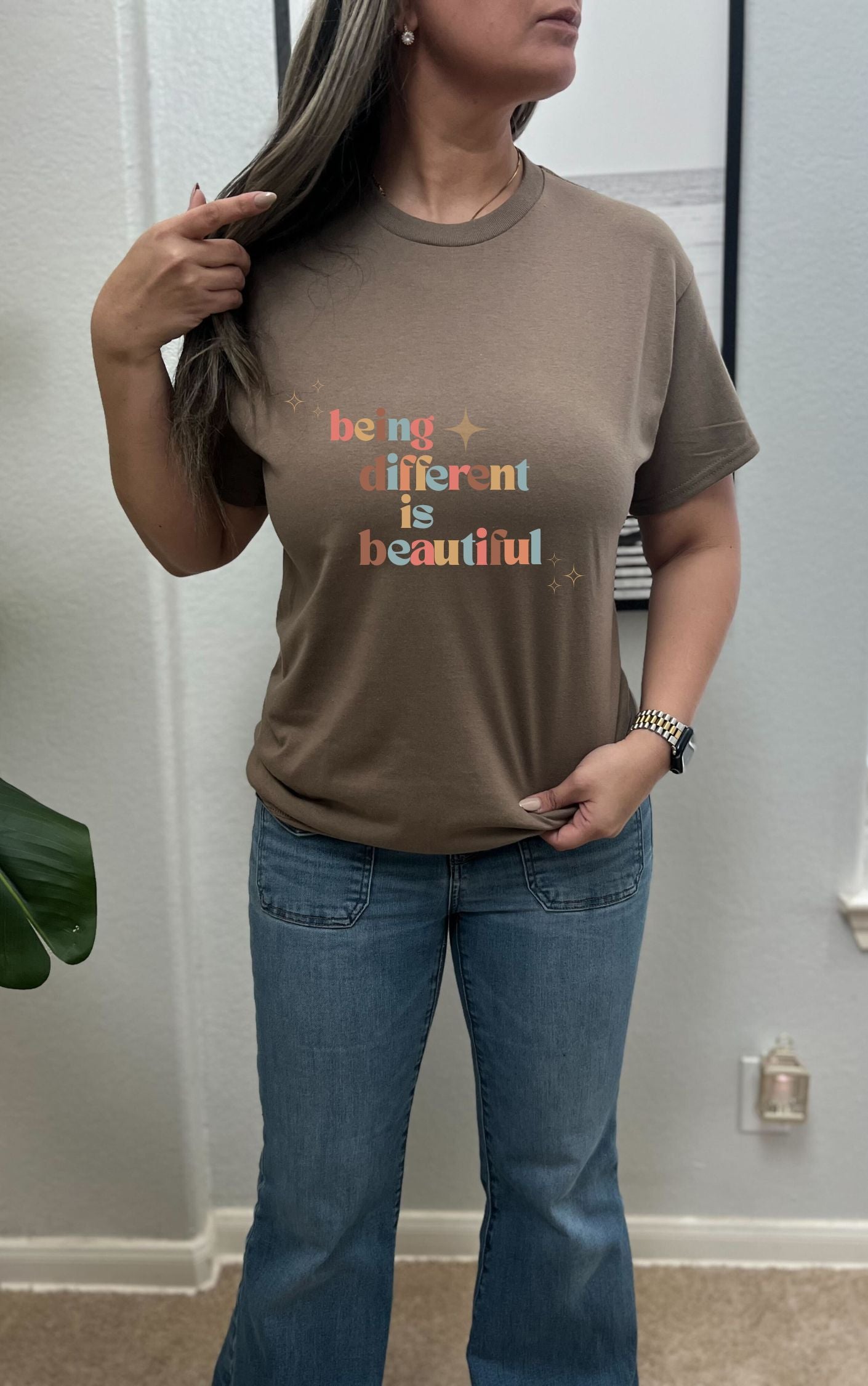 Being Different is Beautiful Tee - Available in multiple colors