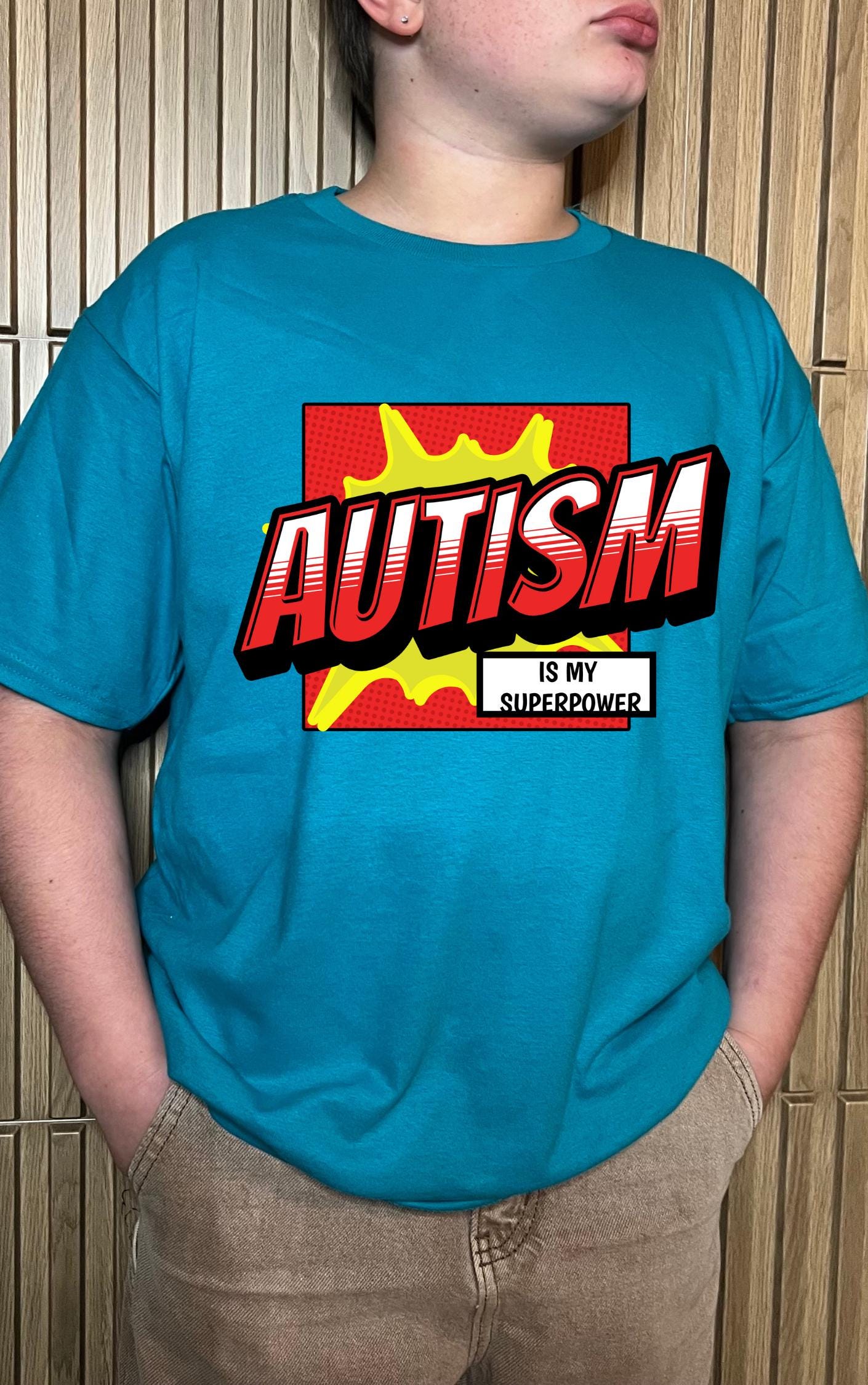 Autism is My Superpower Youth Tee - Available in multiple colors!