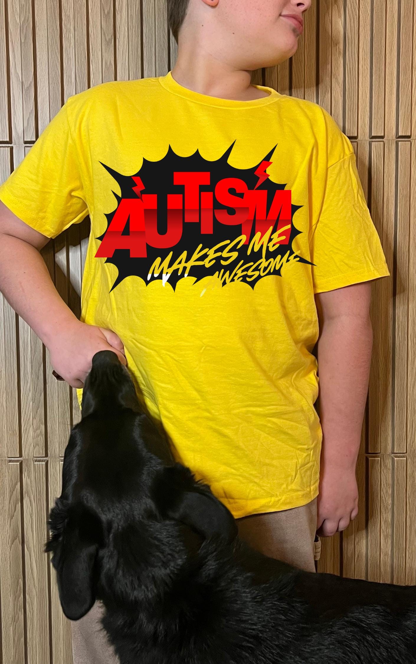 Autism Makes Me Awesome Youth Tee - Available in multiple colors!