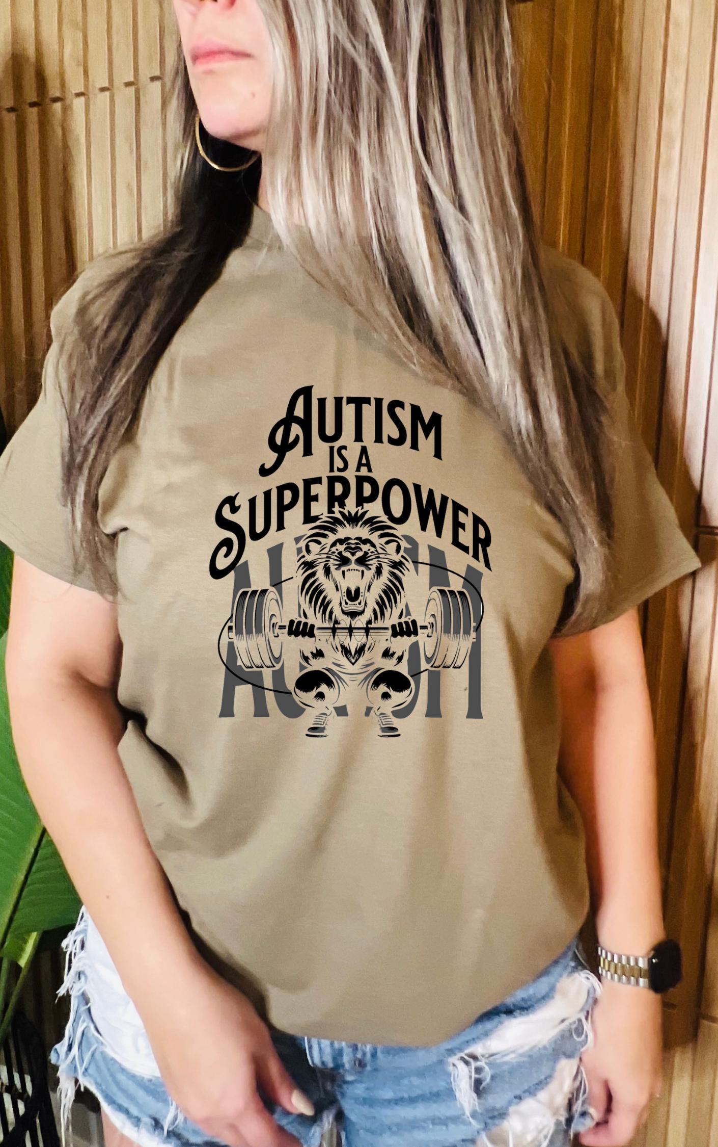 Autism is a Superpower Tee - Available in multiple colors!