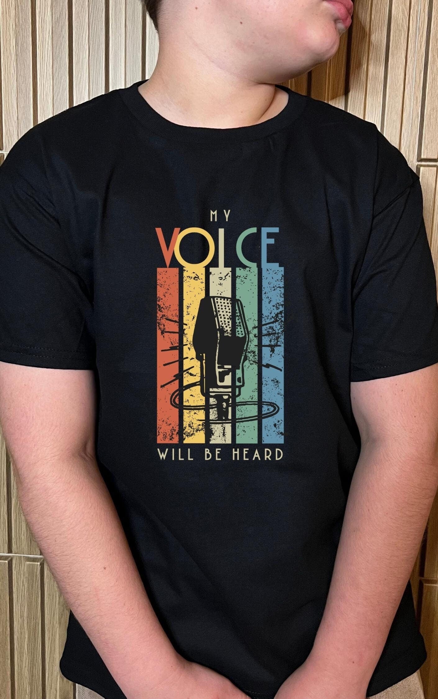 My Voice Will be Heard Youth Tee - Available in multiple colors!