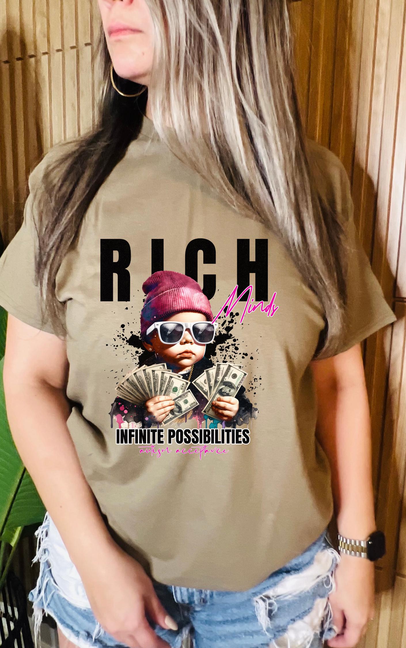 Rich Minds, Endless Possibilities Tee - Available in multiple colors!