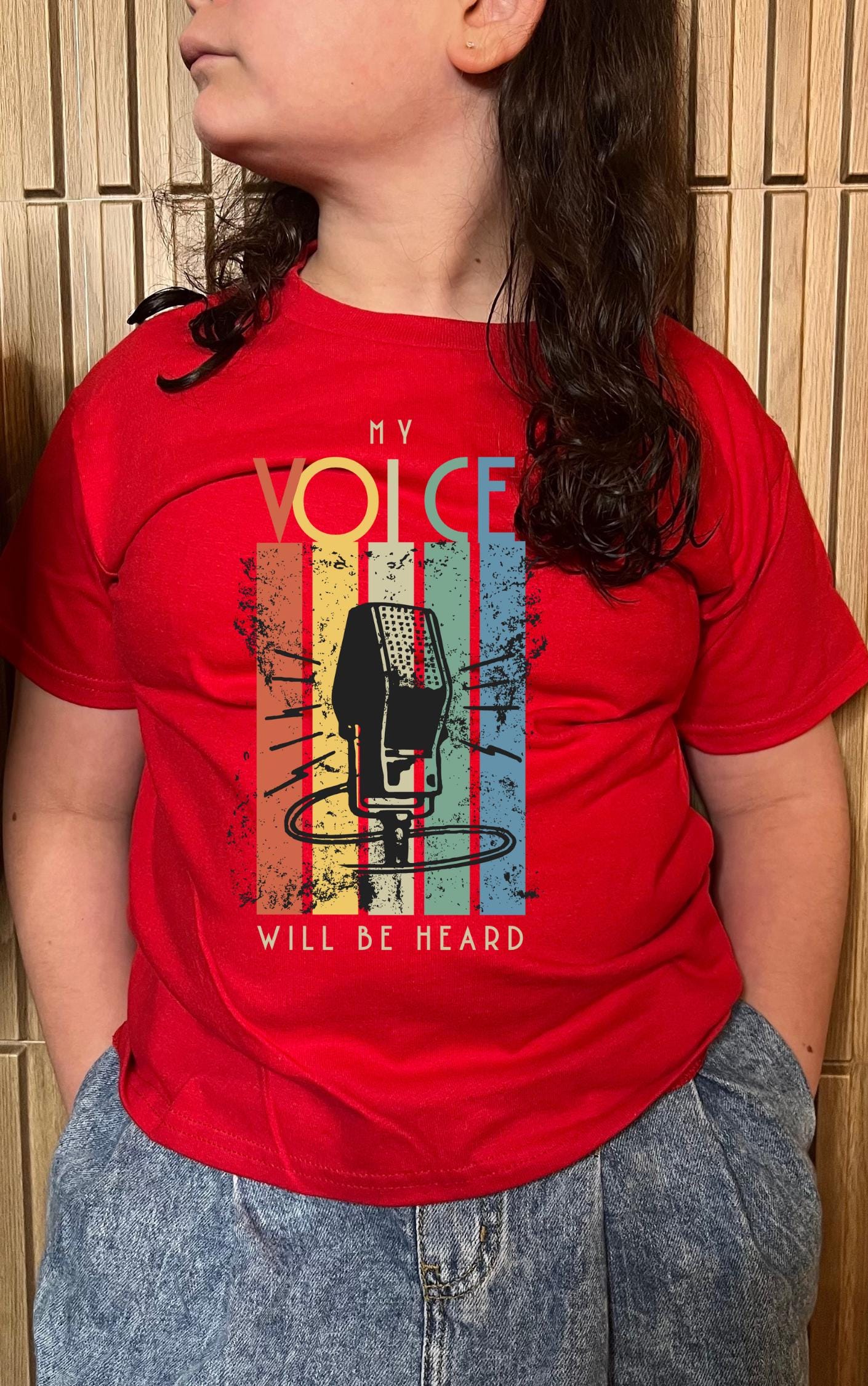My Voice Will be Heard Youth Tee - Available in multiple colors!