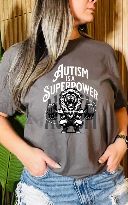 Autism is a Superpower Tee - Available in multiple colors!