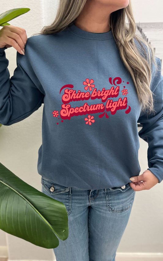 Spectrum Shine Bright Graphic Sweater - Available in multiple colors!!