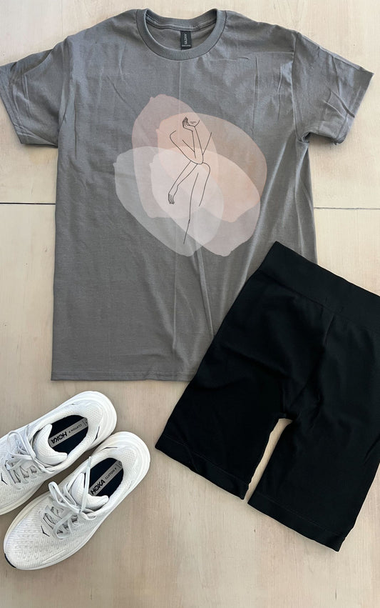 Modern Women's Silhouette Tee - Available in multiple colors!