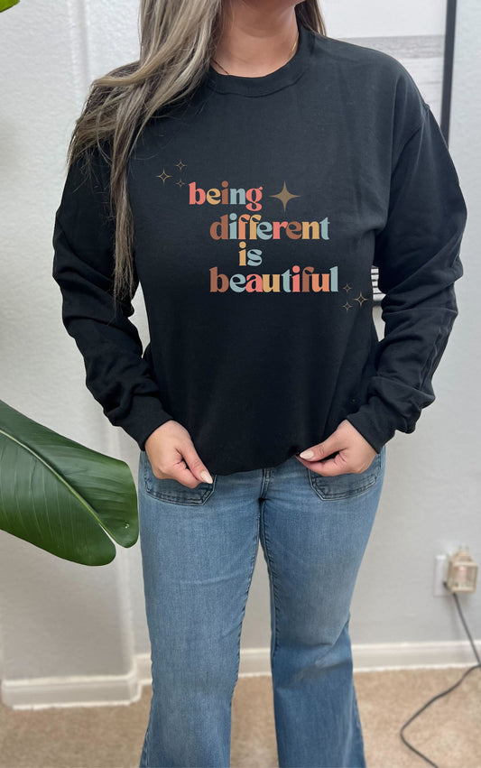 Empowering Be Yourself Sweater - Available in multiple colors