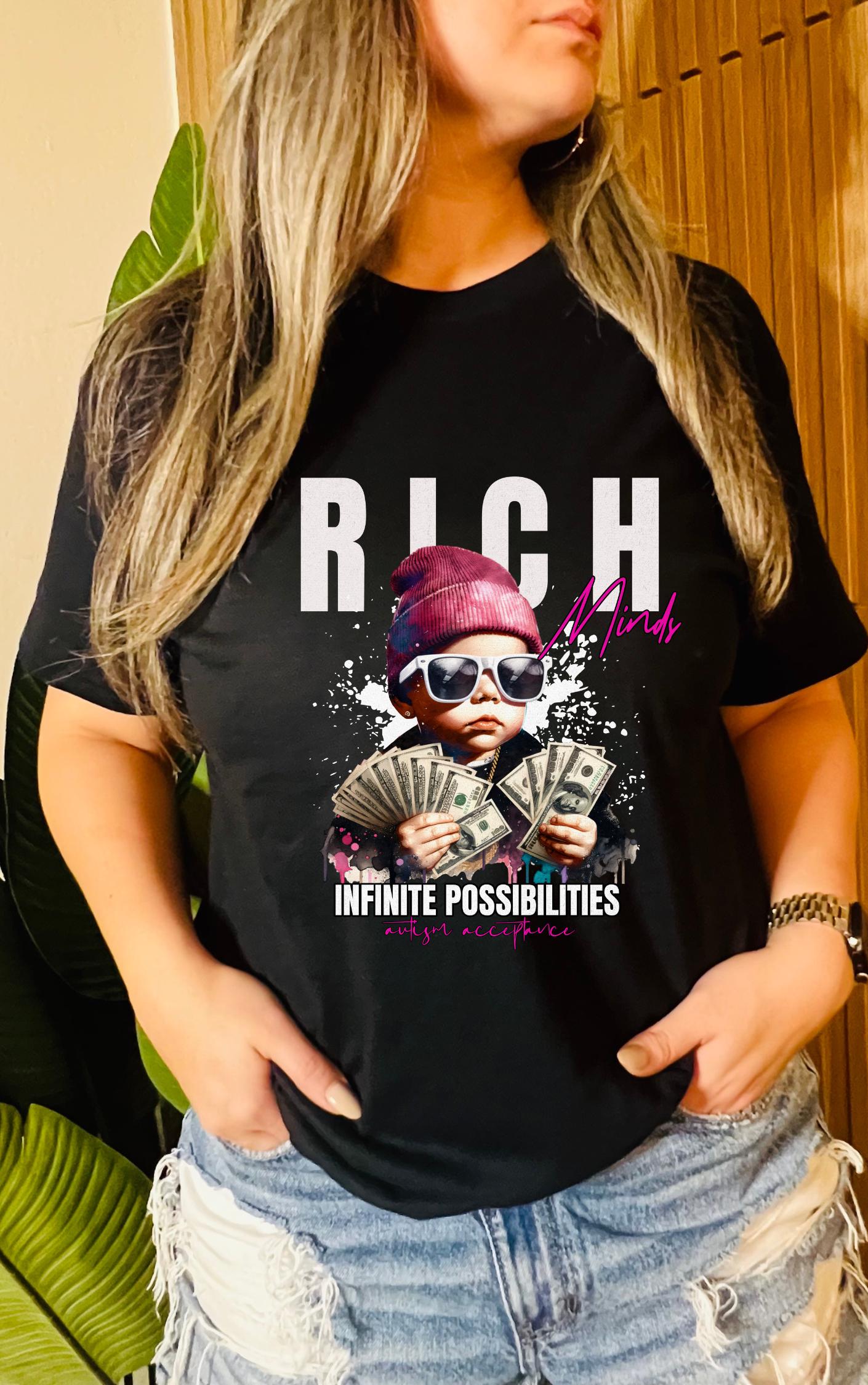 Rich Minds, Endless Possibilities Tee - Available in multiple colors!