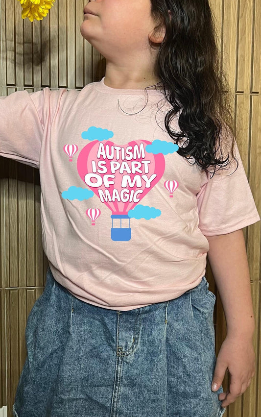 Autism is Part of my Magic Youth Tee - Available in multiple colors!