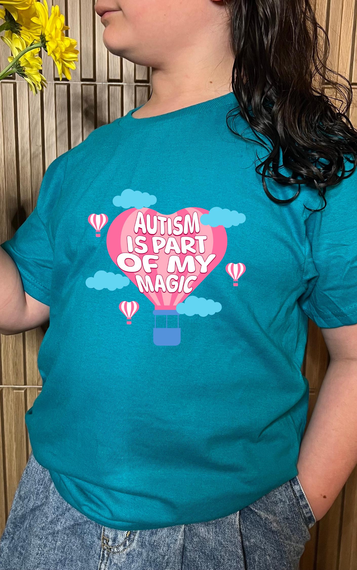 Autism is Part of my Magic Youth Tee - Available in multiple colors!