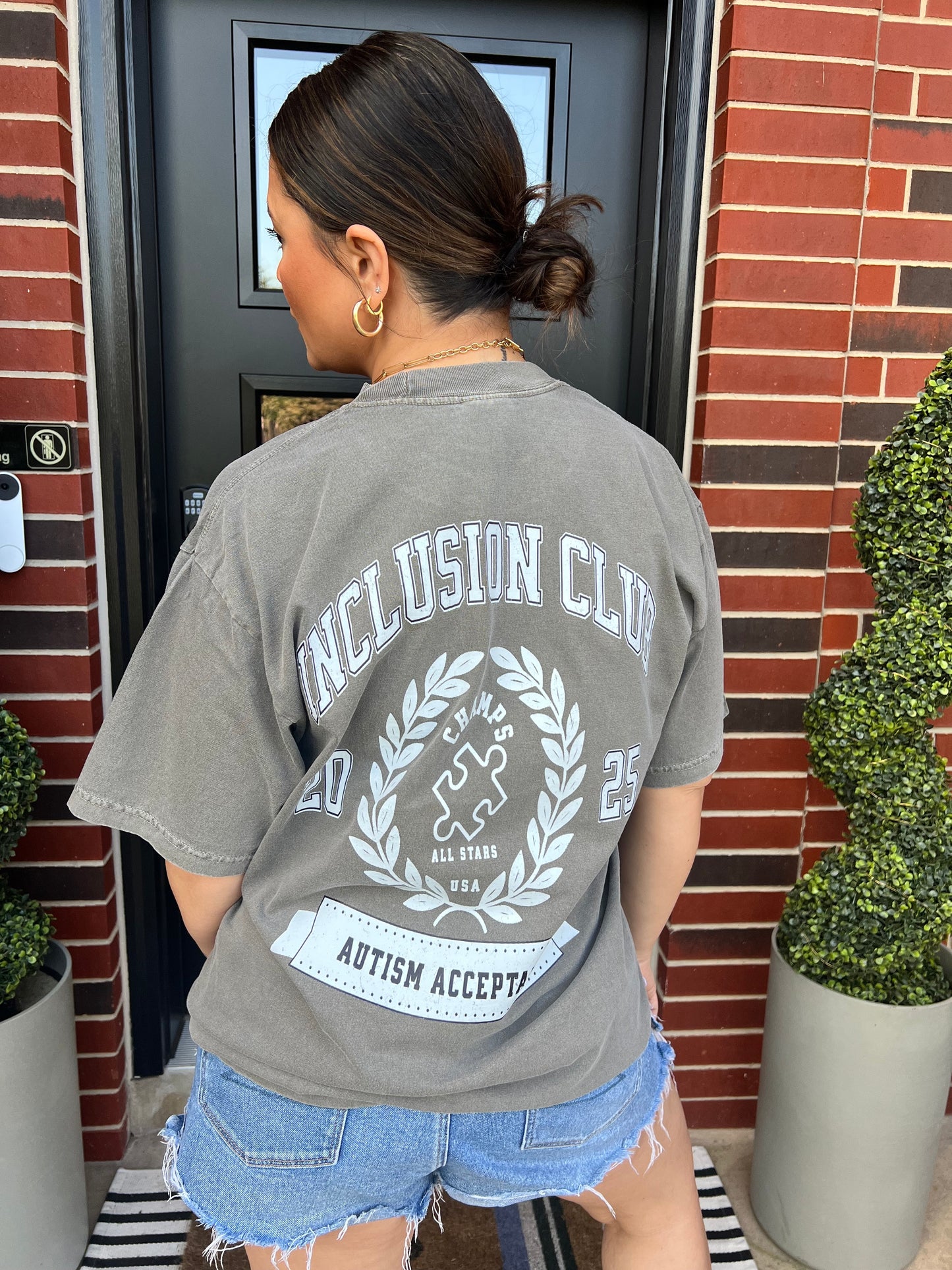 Inclusion Club Autism Acceptance Oversized Tee