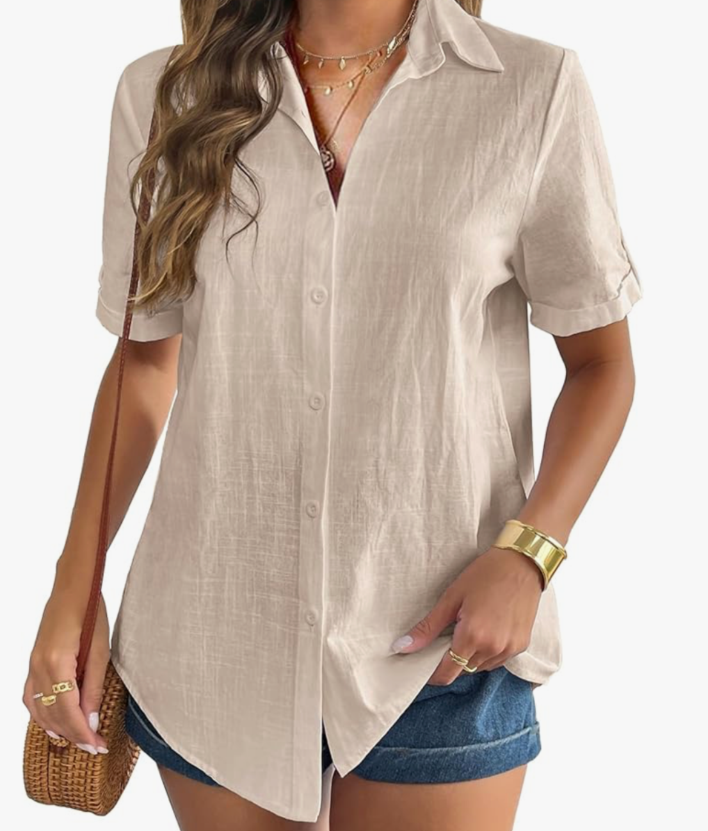 Short Sleeve Linen Shirt