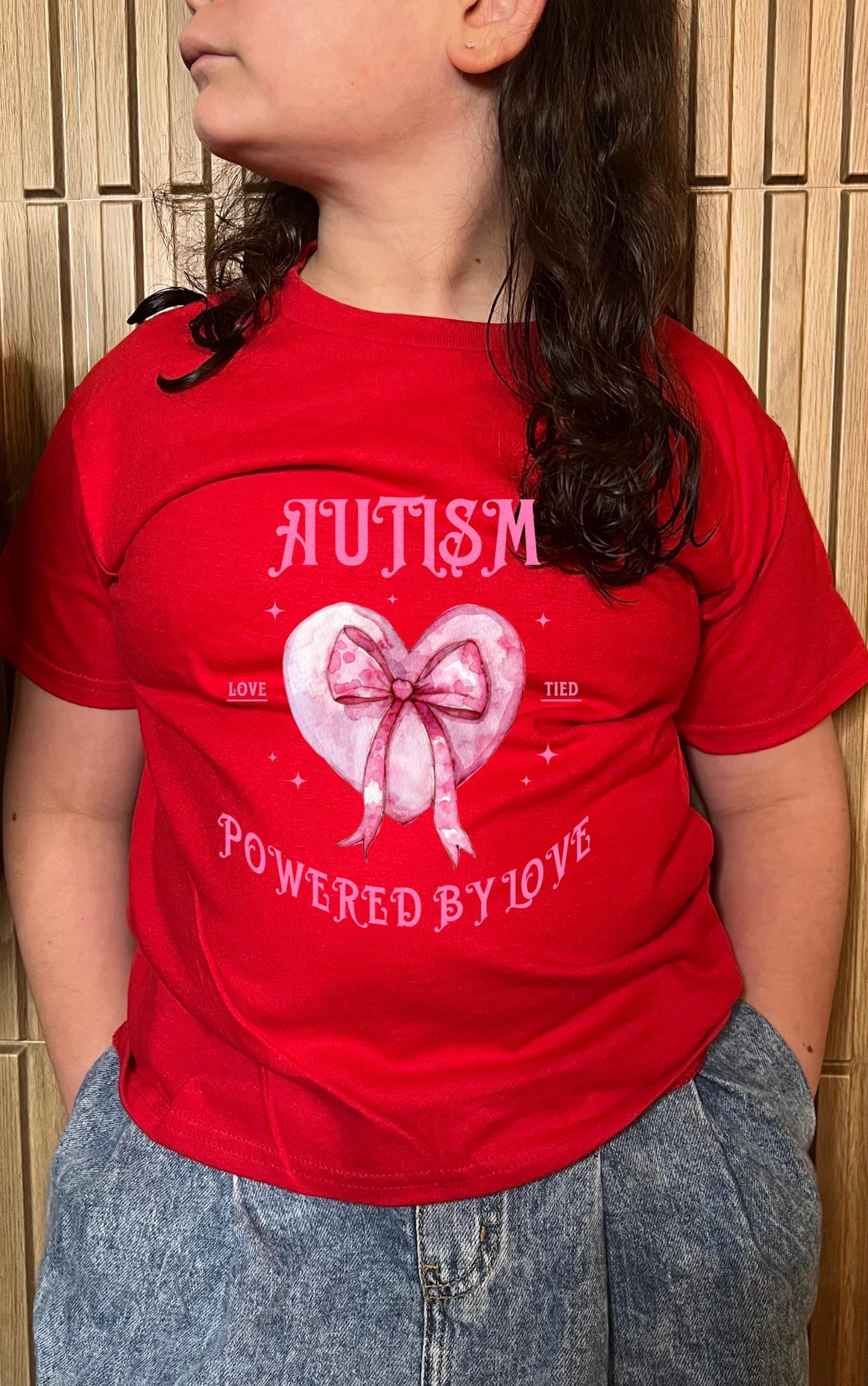 Autism Powered by Love Youth Tee - Available in multiple colors!